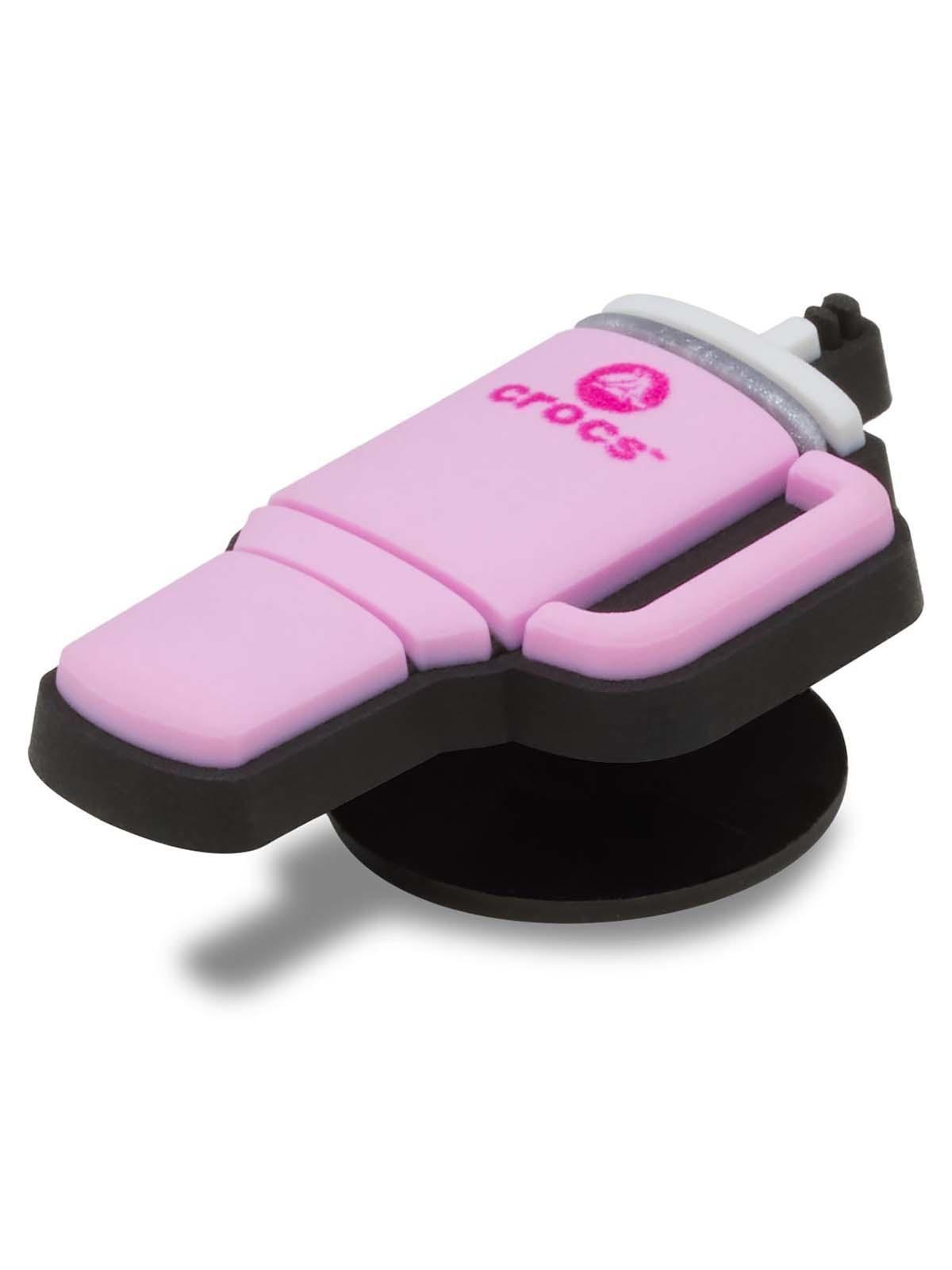 Jibbitz Crocs Botella De Agua Rosa Dorado-2