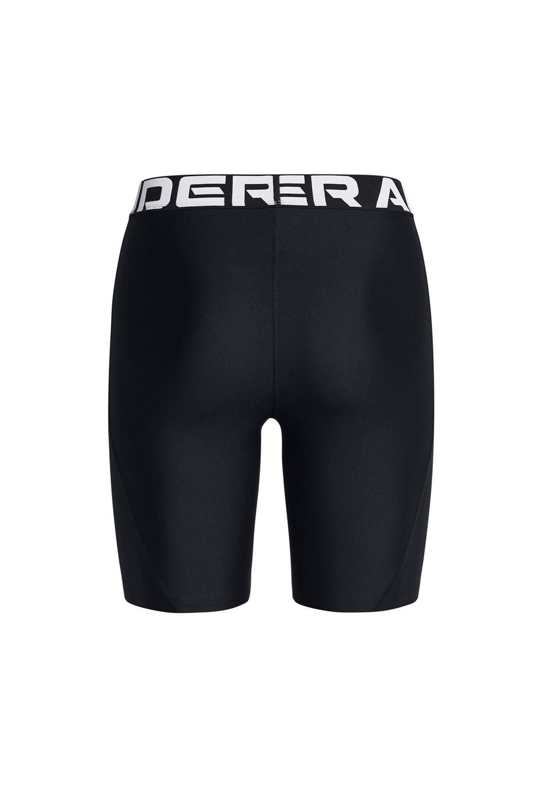 Shorts HeatGear® de 8" Negro para mujer-1