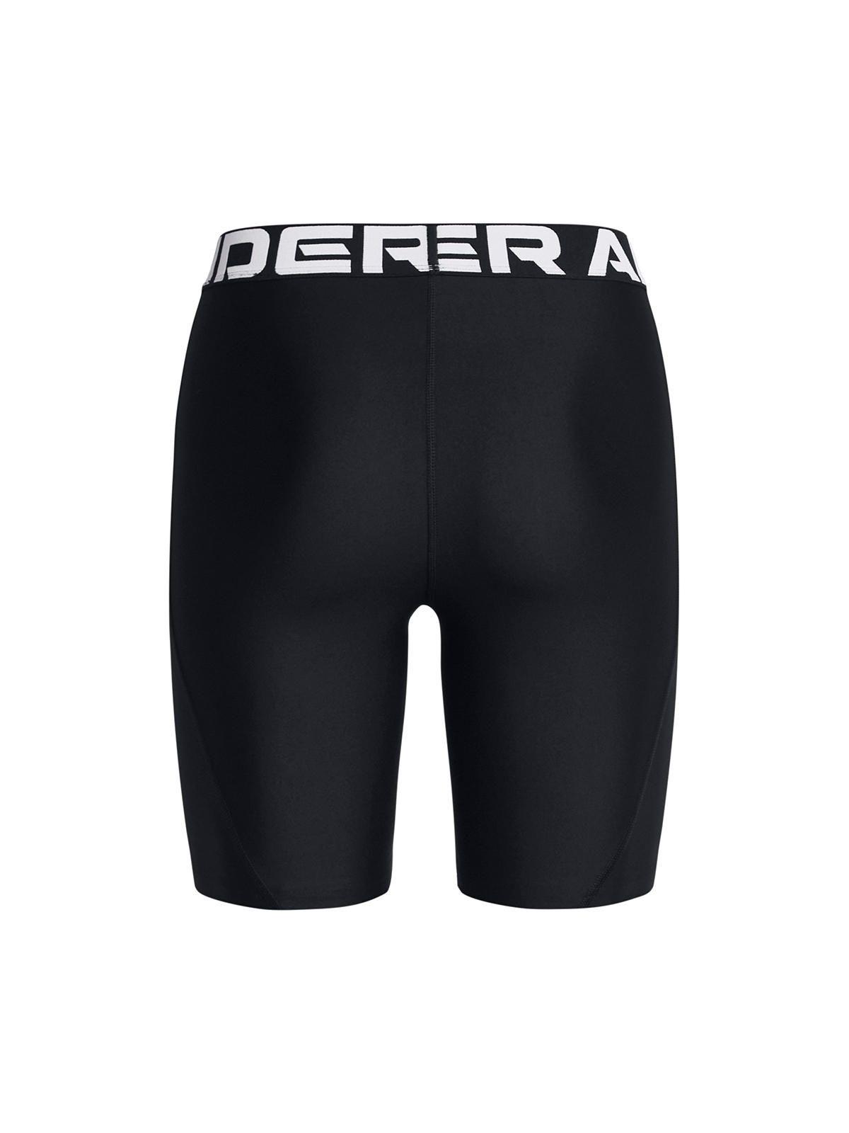 Shorts HeatGear® de 8" Negro para mujer-1