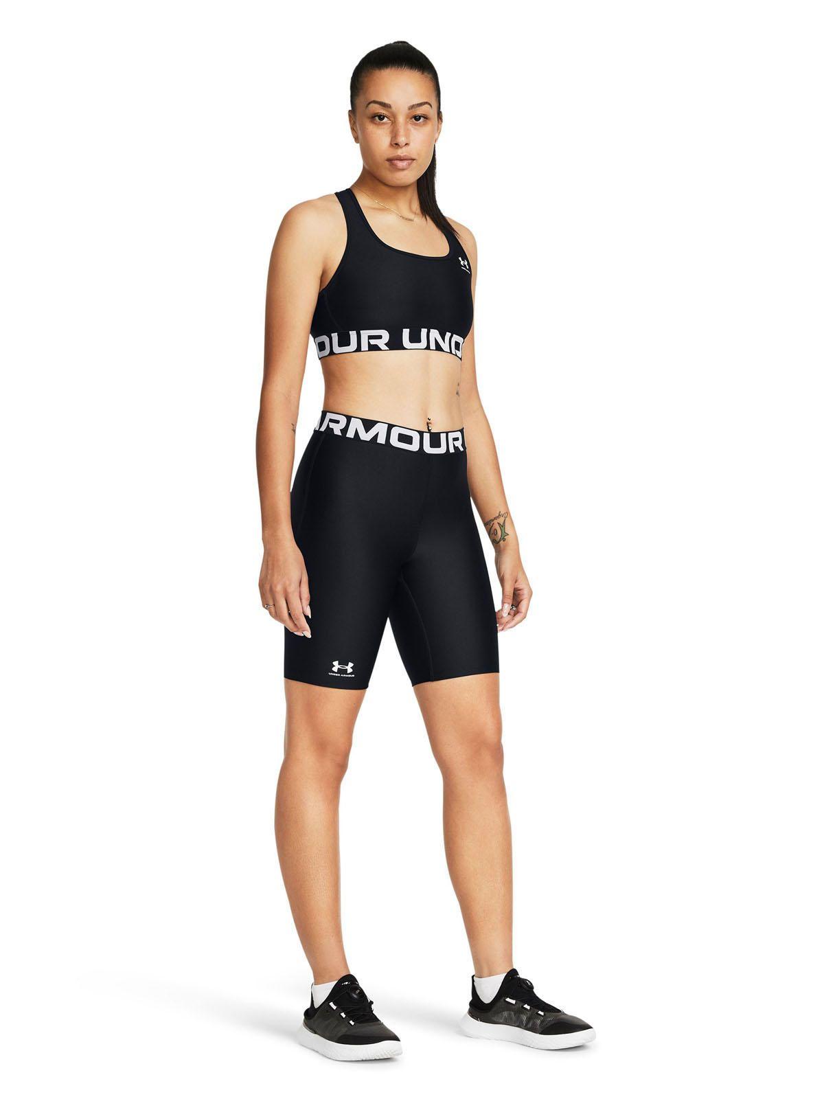 Shorts HeatGear® de 8" Negro para mujer-5