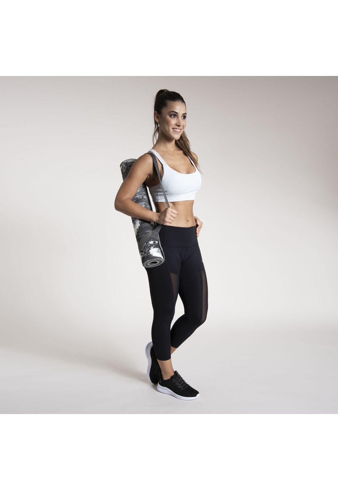 Calzas Mujer Mid-Rise Capri Negro-4