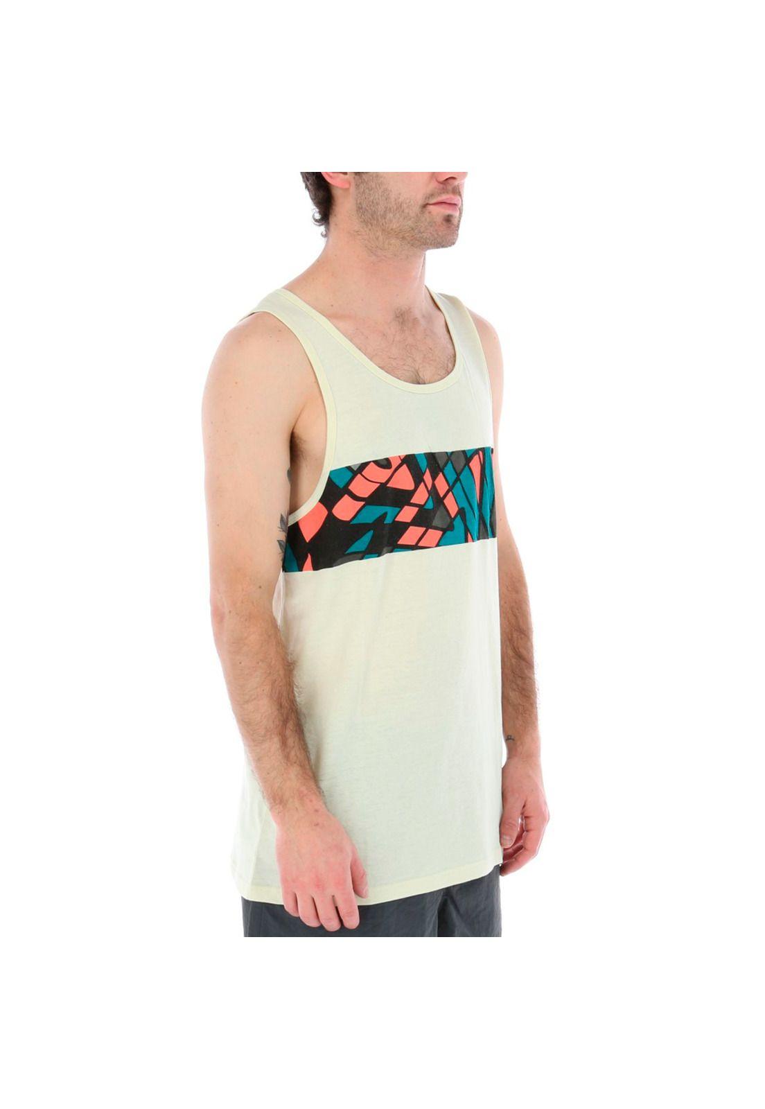 Polera sin Mangas Hombre Mosaic Color Tank-2