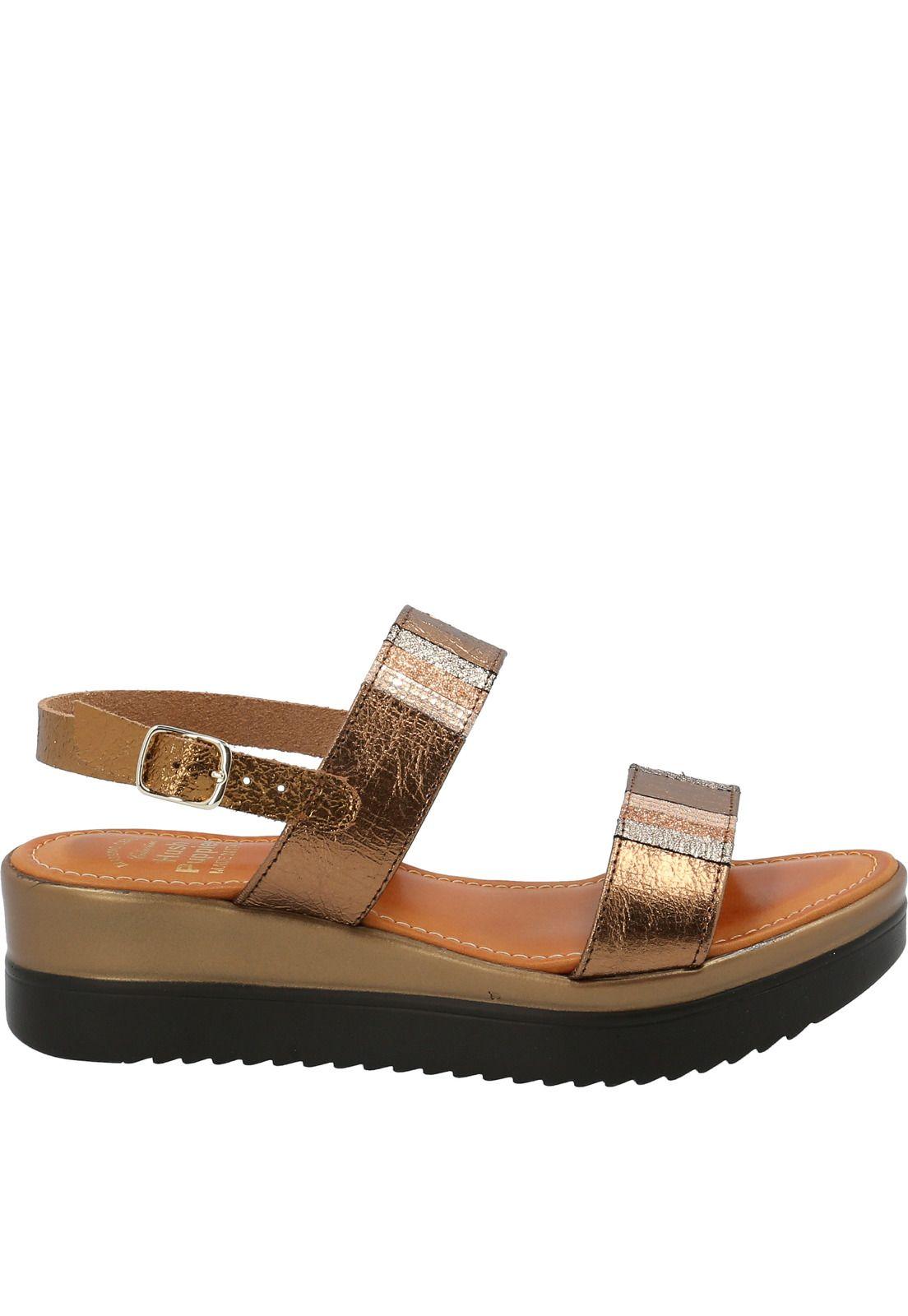 Sandalia Mujer Gia Café-1