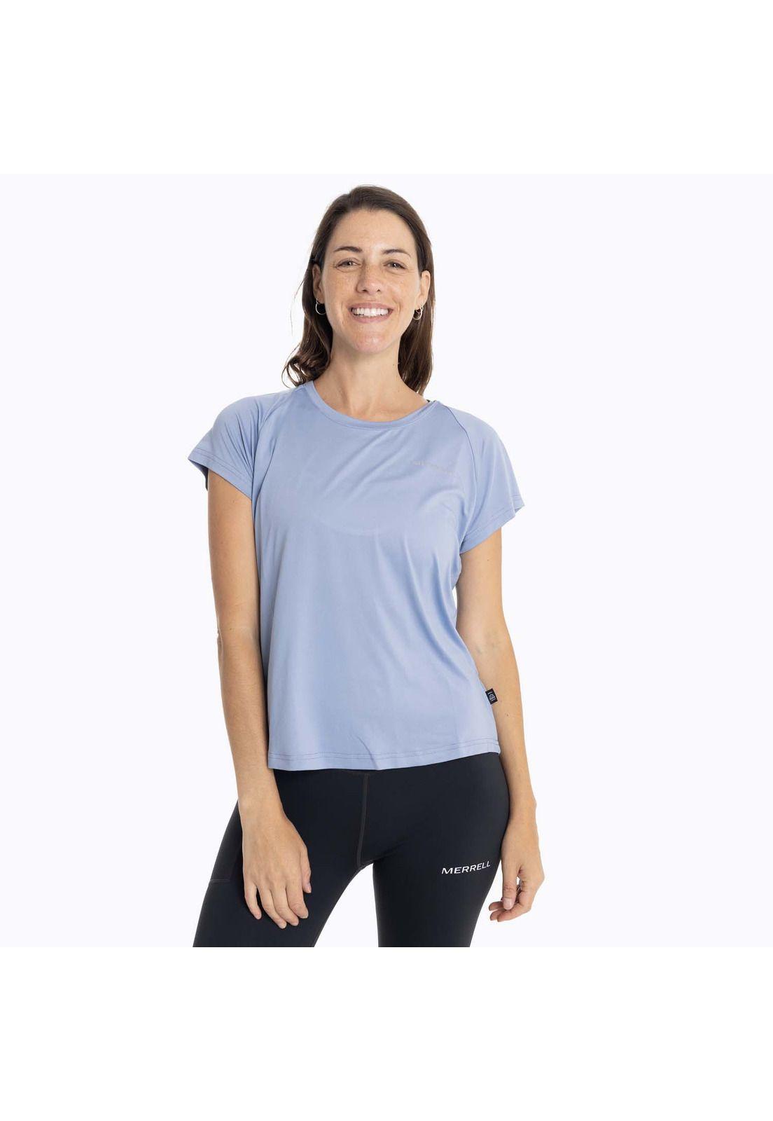 Polera Mujer Sport Boise Celeste Merrell-0