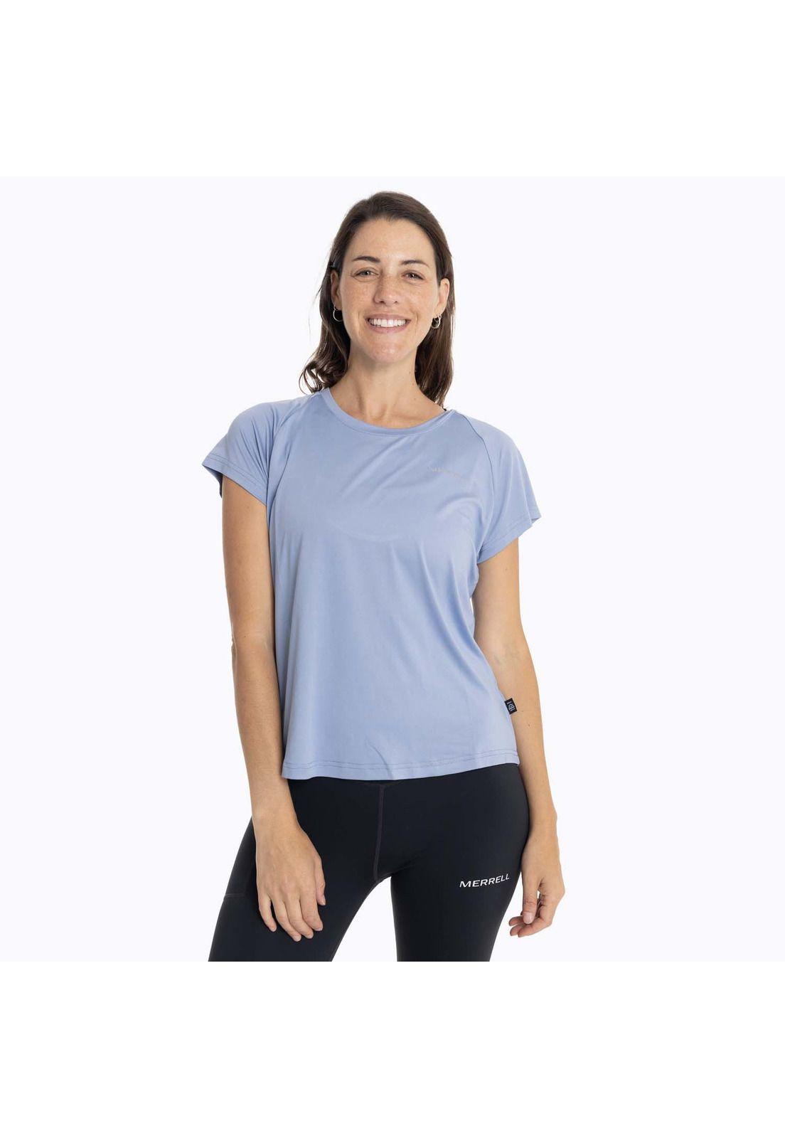 Polera Mujer Sport Boise Celeste Merrell-4