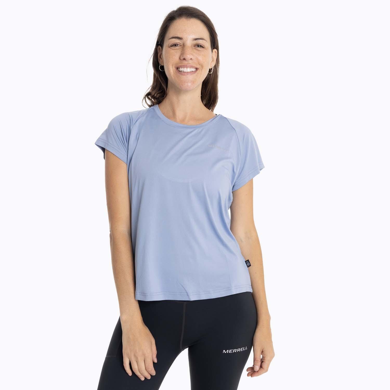 Polera Mujer Sport Boise Celeste Merrell-0