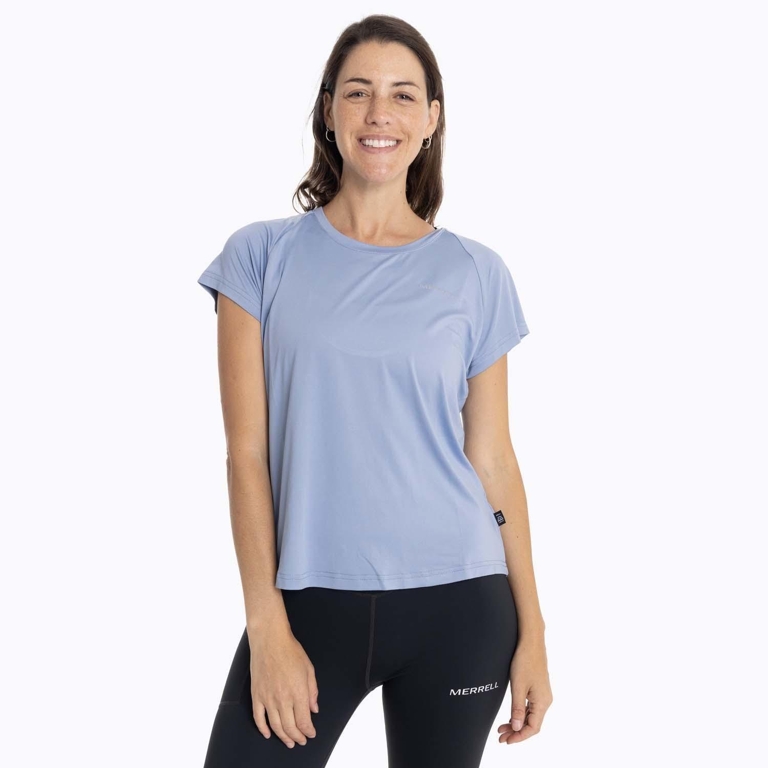 Polera Mujer Sport Boise Celeste Merrell-4