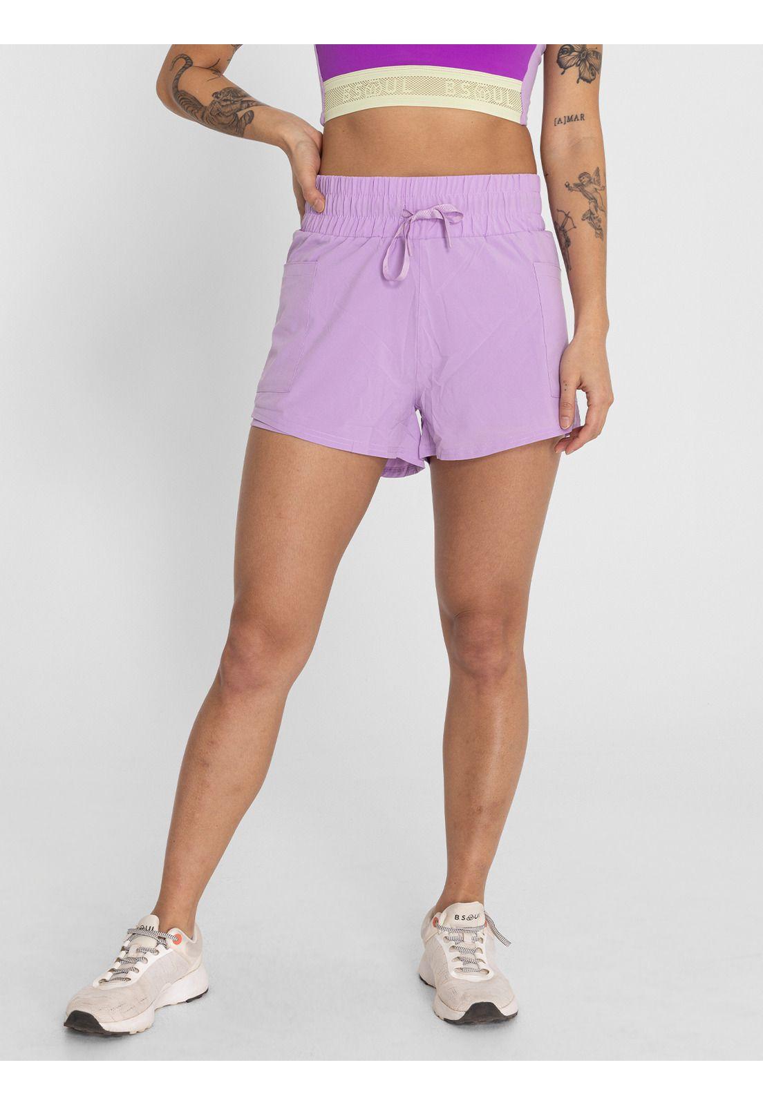 Short W/Inn Leg Aura Lila Mujer-0