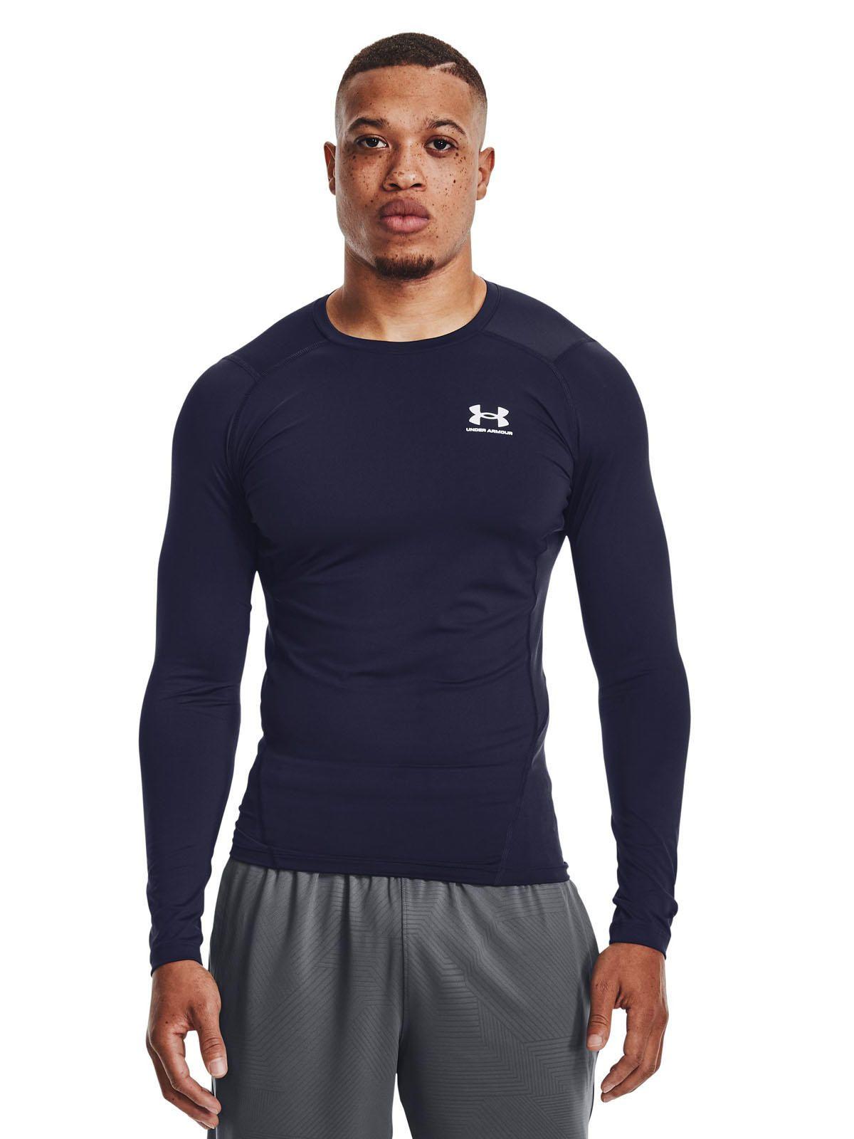 Polera M/L Hombre Ua Hg Armour Comp Azul-3