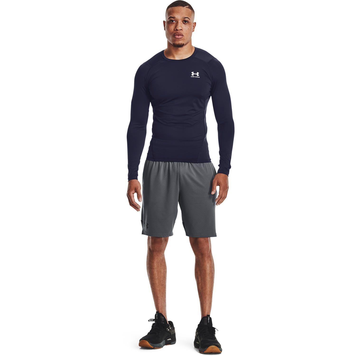 Polera M/L Hombre Ua Hg Armour Comp Azul-4