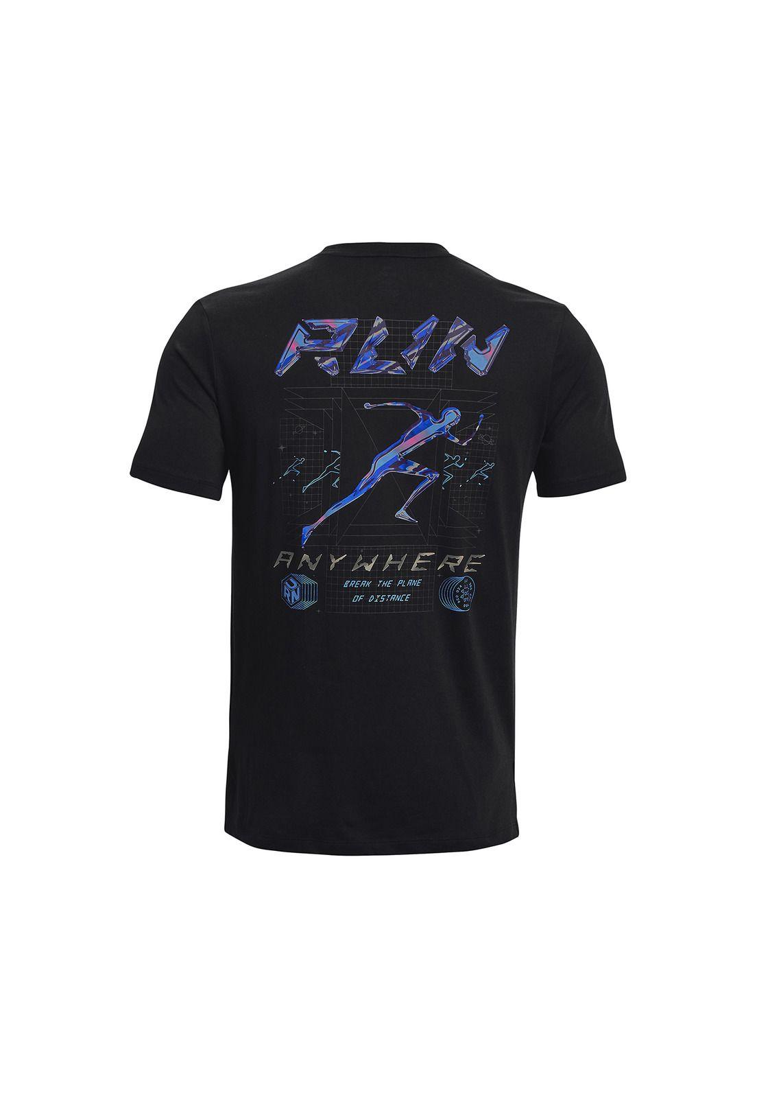 Polera UA Run Anywhere Negro para hombre-1