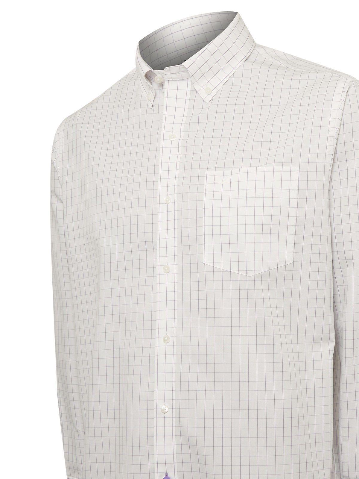 Camisa Cuello Button-Down Hombre WF Morado-4