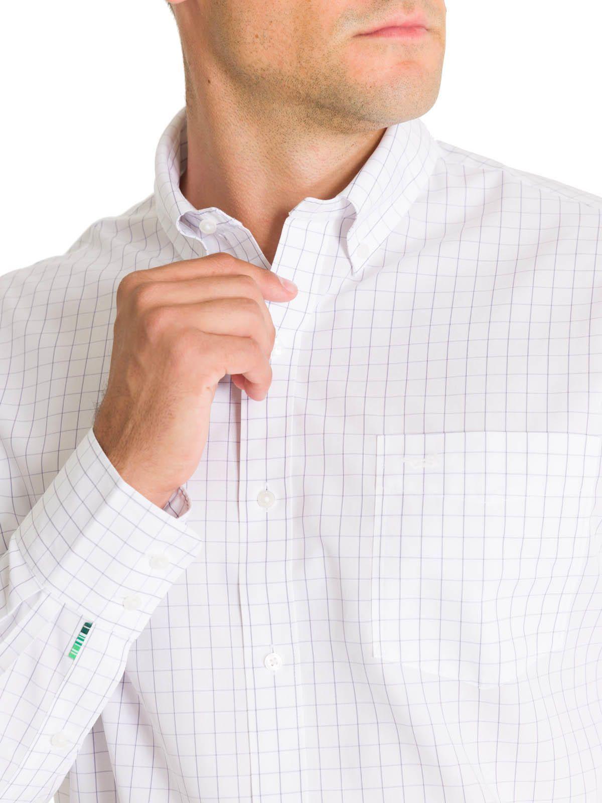 Camisa Cuello Button-Down Hombre WF Morado-8