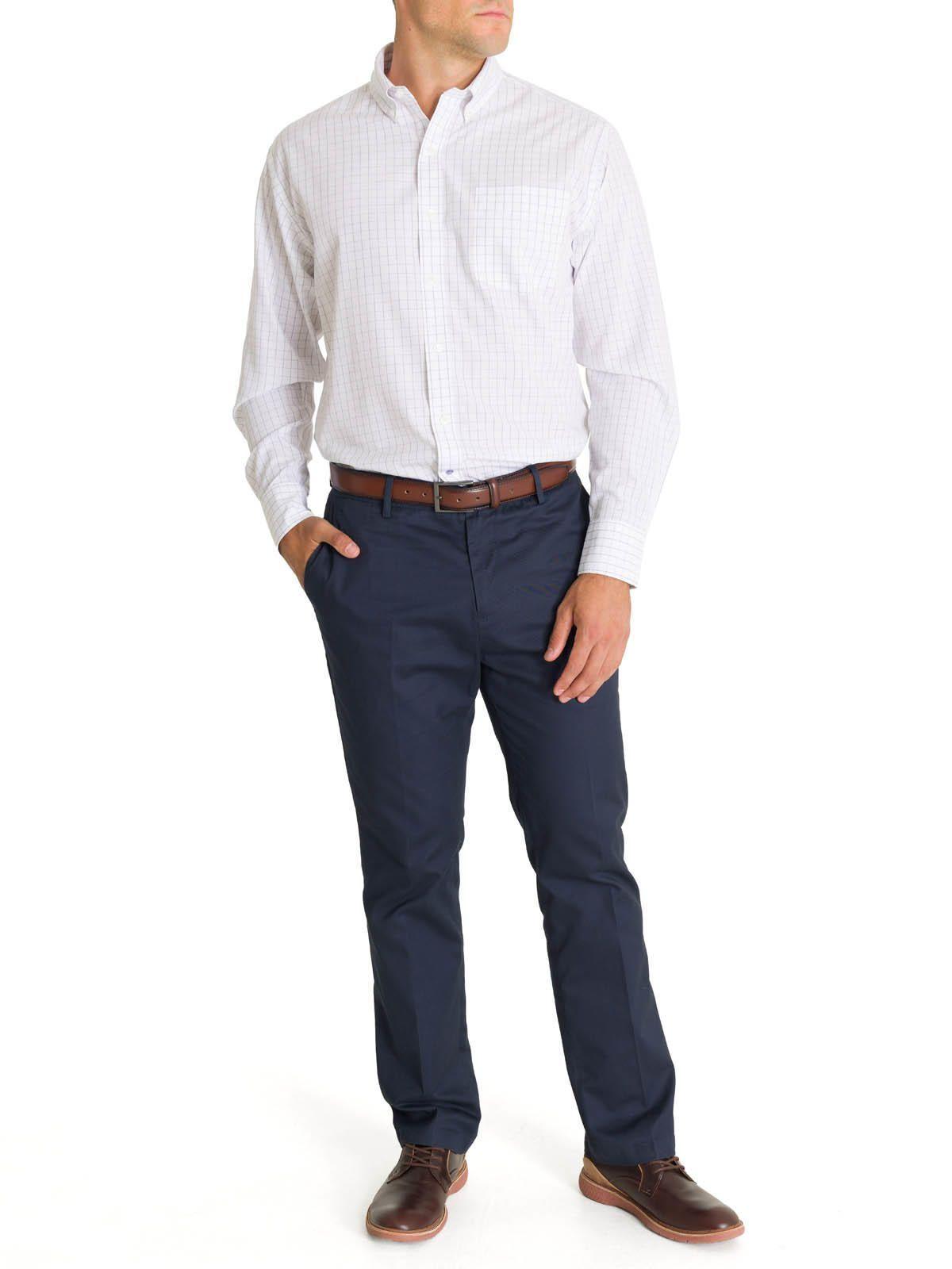 Camisa Cuello Button-Down Hombre WF Morado-9
