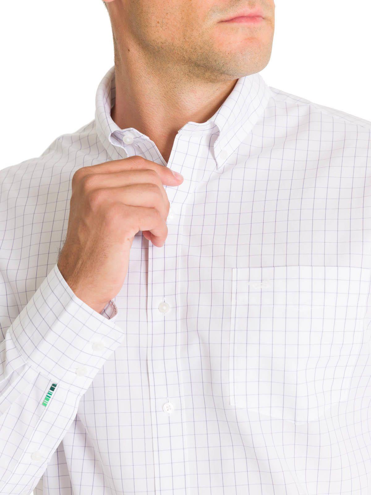 Camisa Cuello Button-Down Hombre WF Morado-8