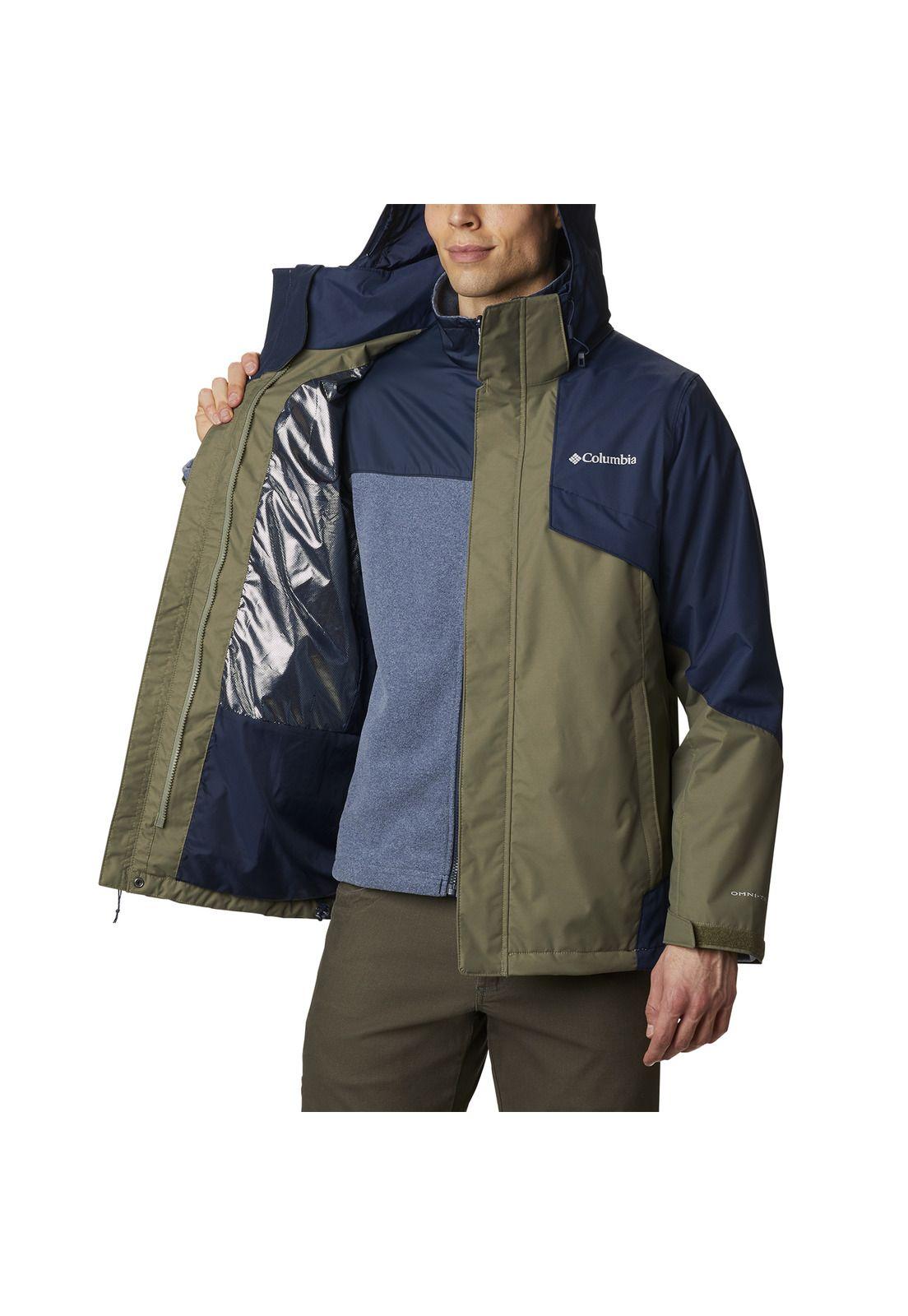 Parka Hombre Bugaboo Ii Fleece Jk Nylon Verde-2