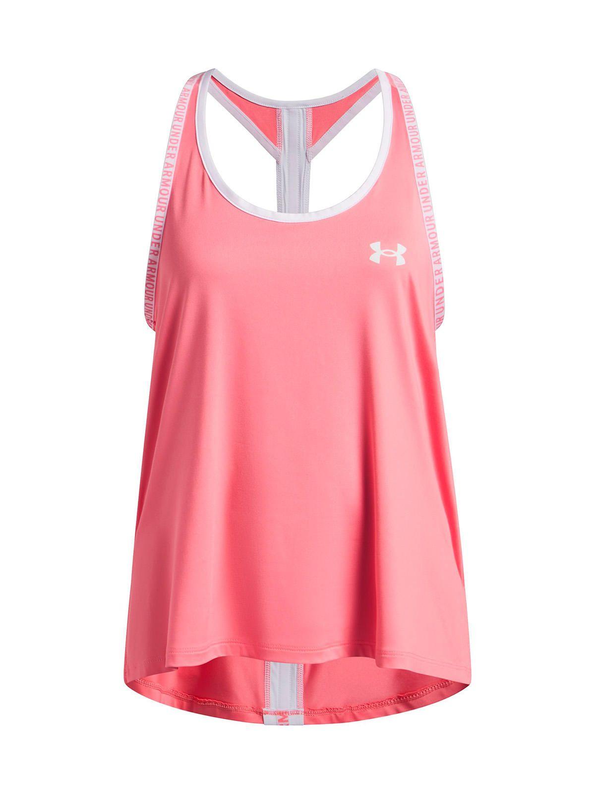 Polera S/M UA Knockout Rosado Niña-0