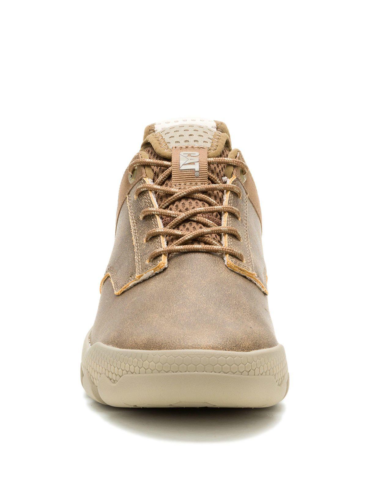 Zapatilla Cuero Hombre Hex Lite Café-4