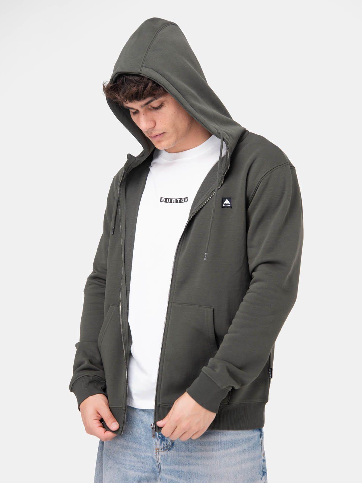 Poleron Hombre Emblem Full Zip Verde -1