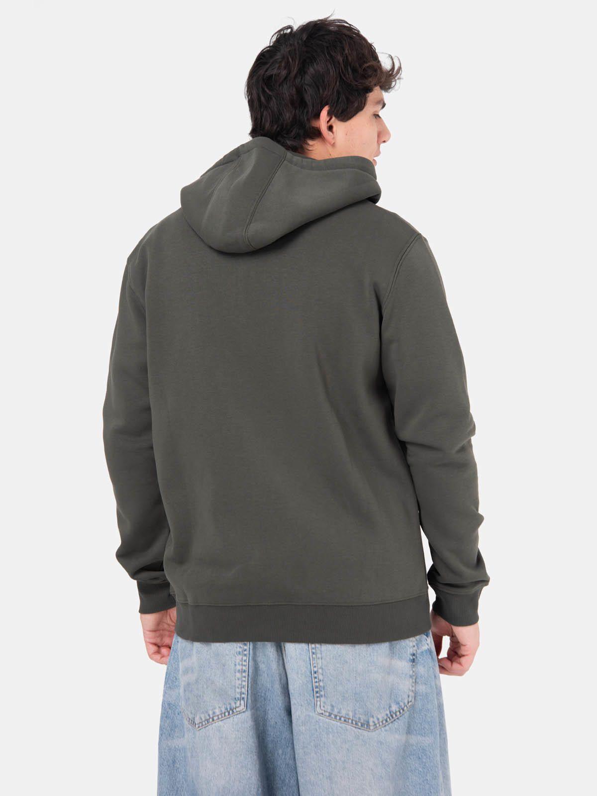 Poleron Hombre Emblem Full Zip Verde -3