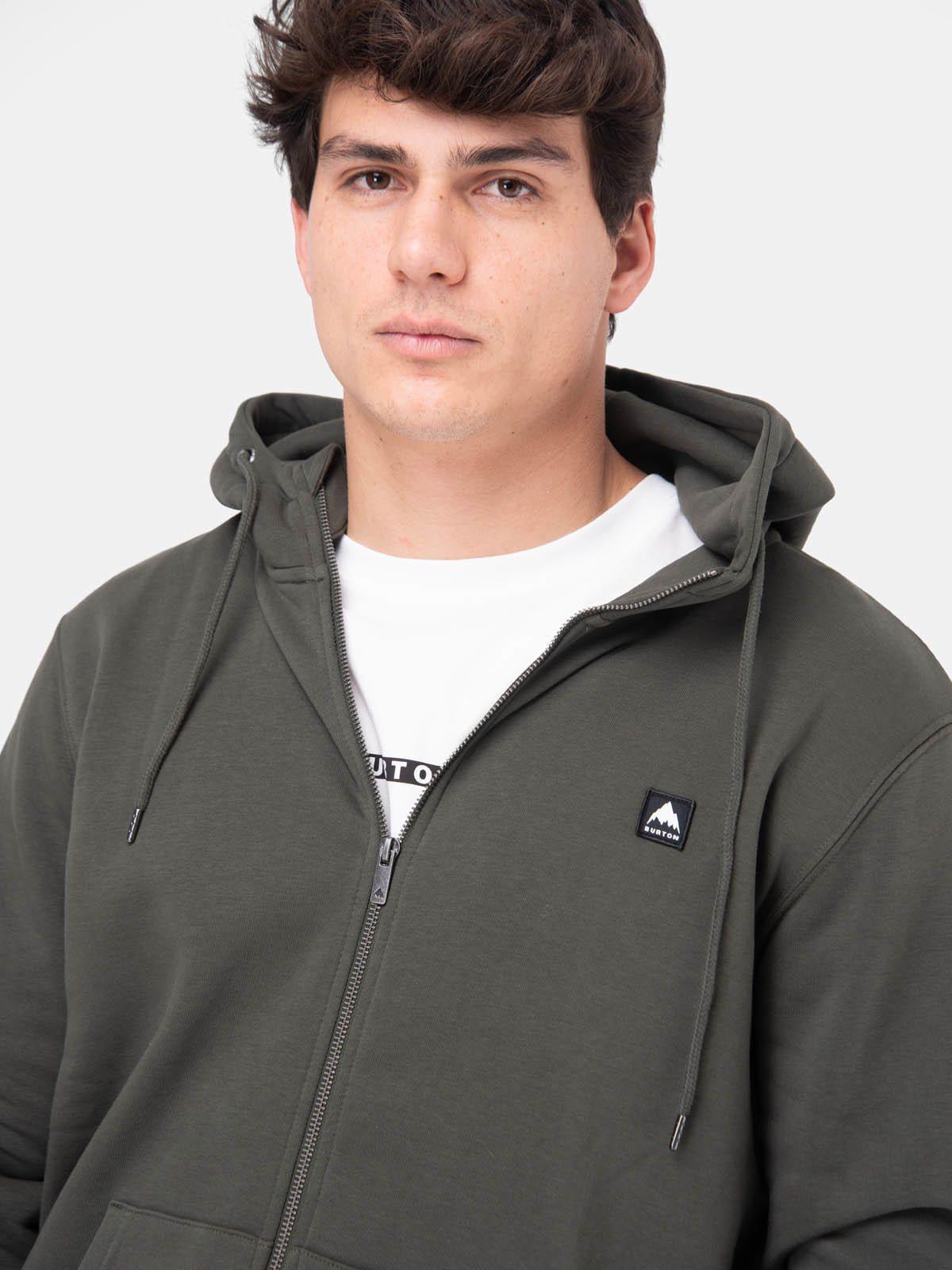 Poleron Hombre Emblem Full Zip Verde -4