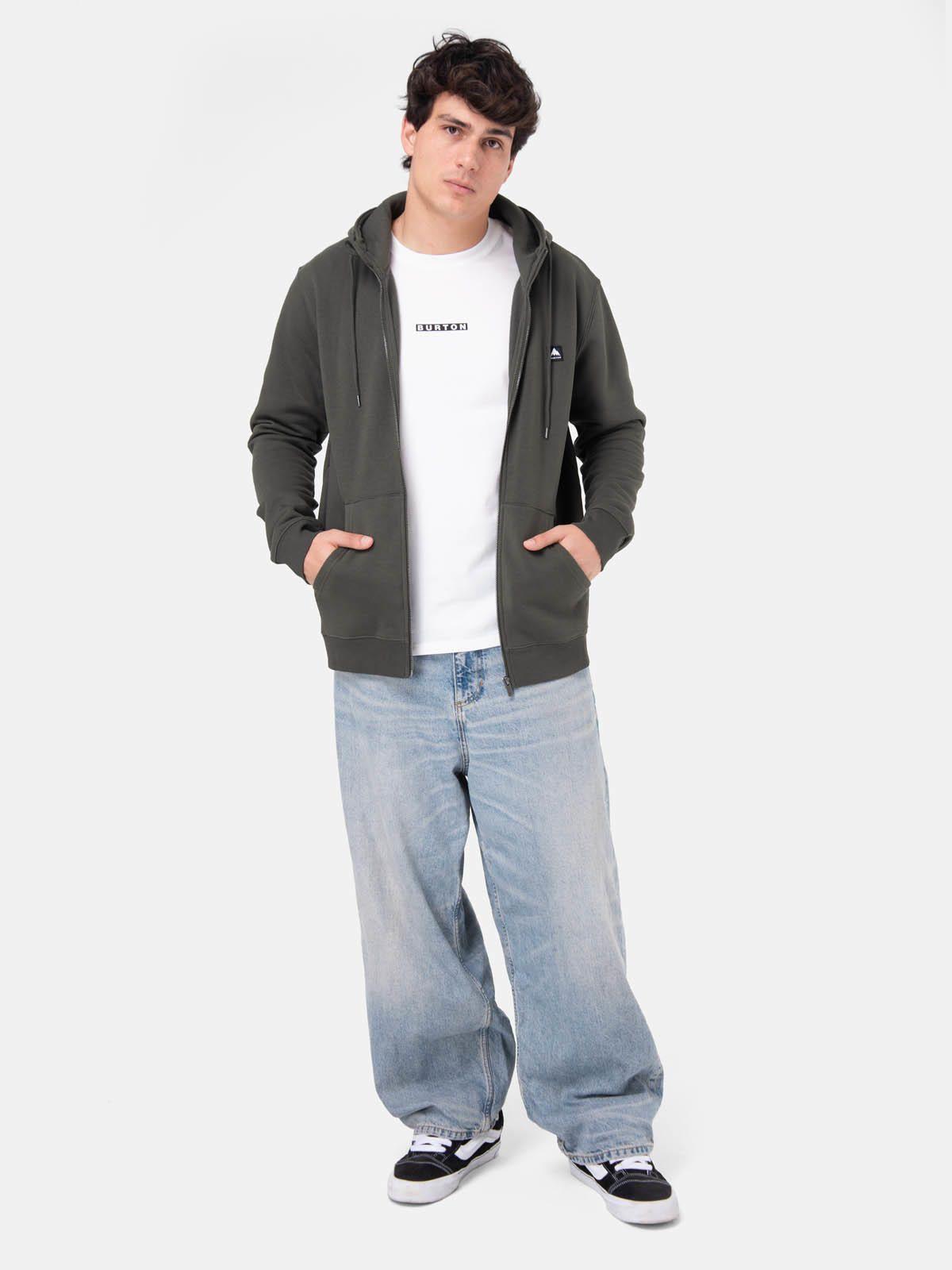 Poleron Hombre Emblem Full Zip Verde -6