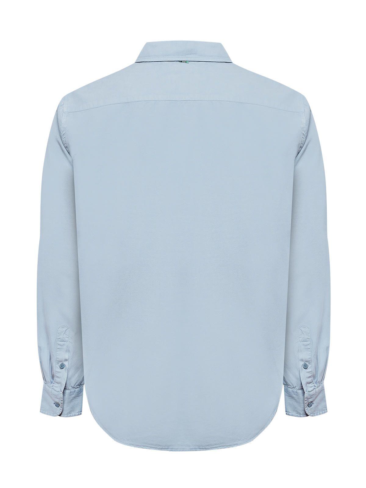 Camisa Tencel Hombre Tencelhalf Azul-1