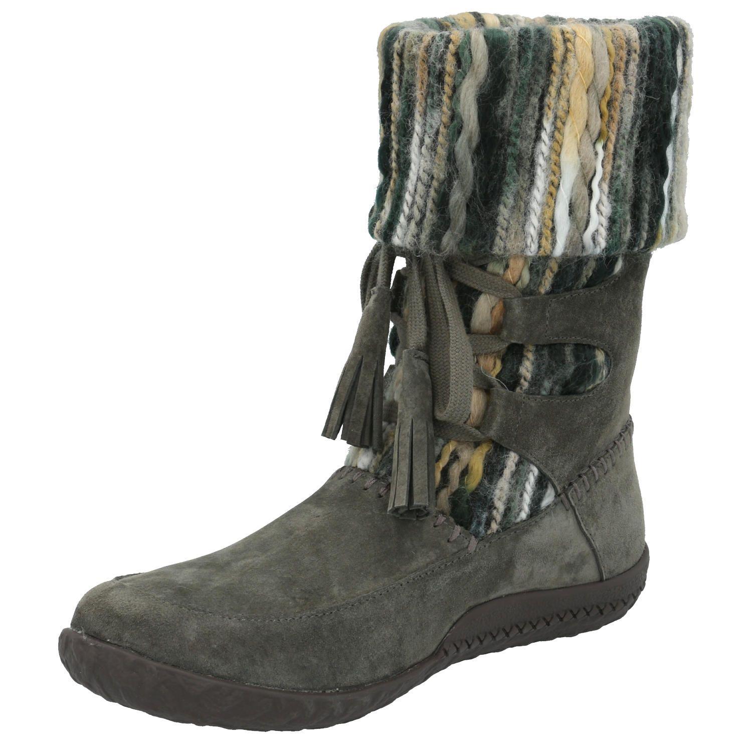 Bota Mujer New Tahoe Gris Pardo-4