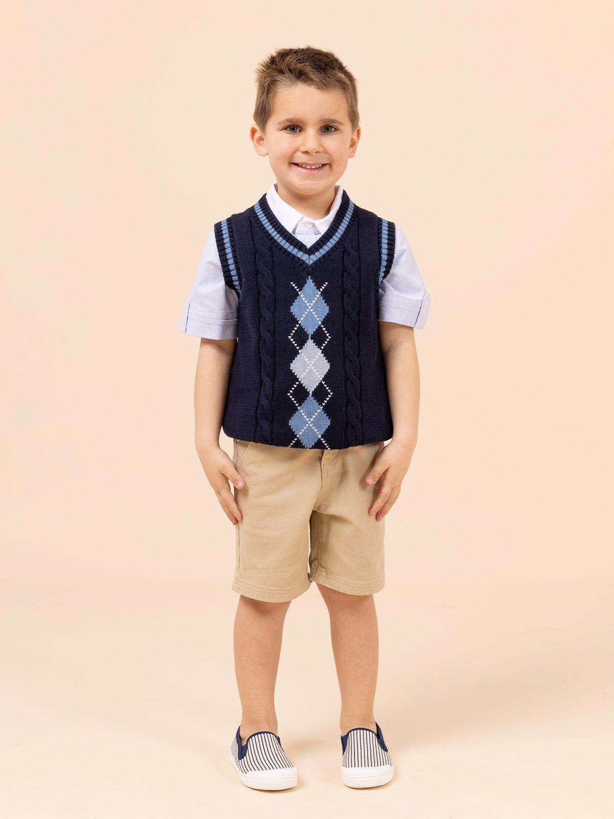 Short Clasico Beige Niño-1