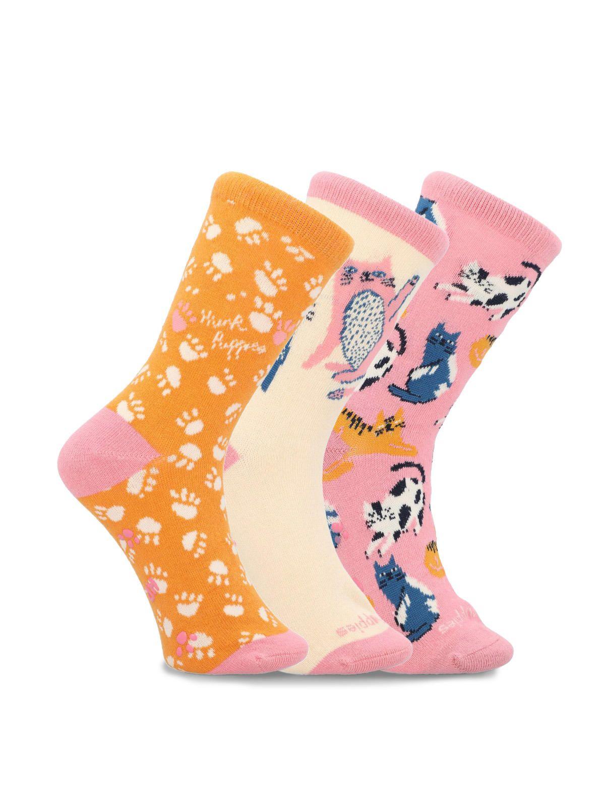 Pack 3 Calcetines Algodón Niña Pack Gift Dream Rosado-3