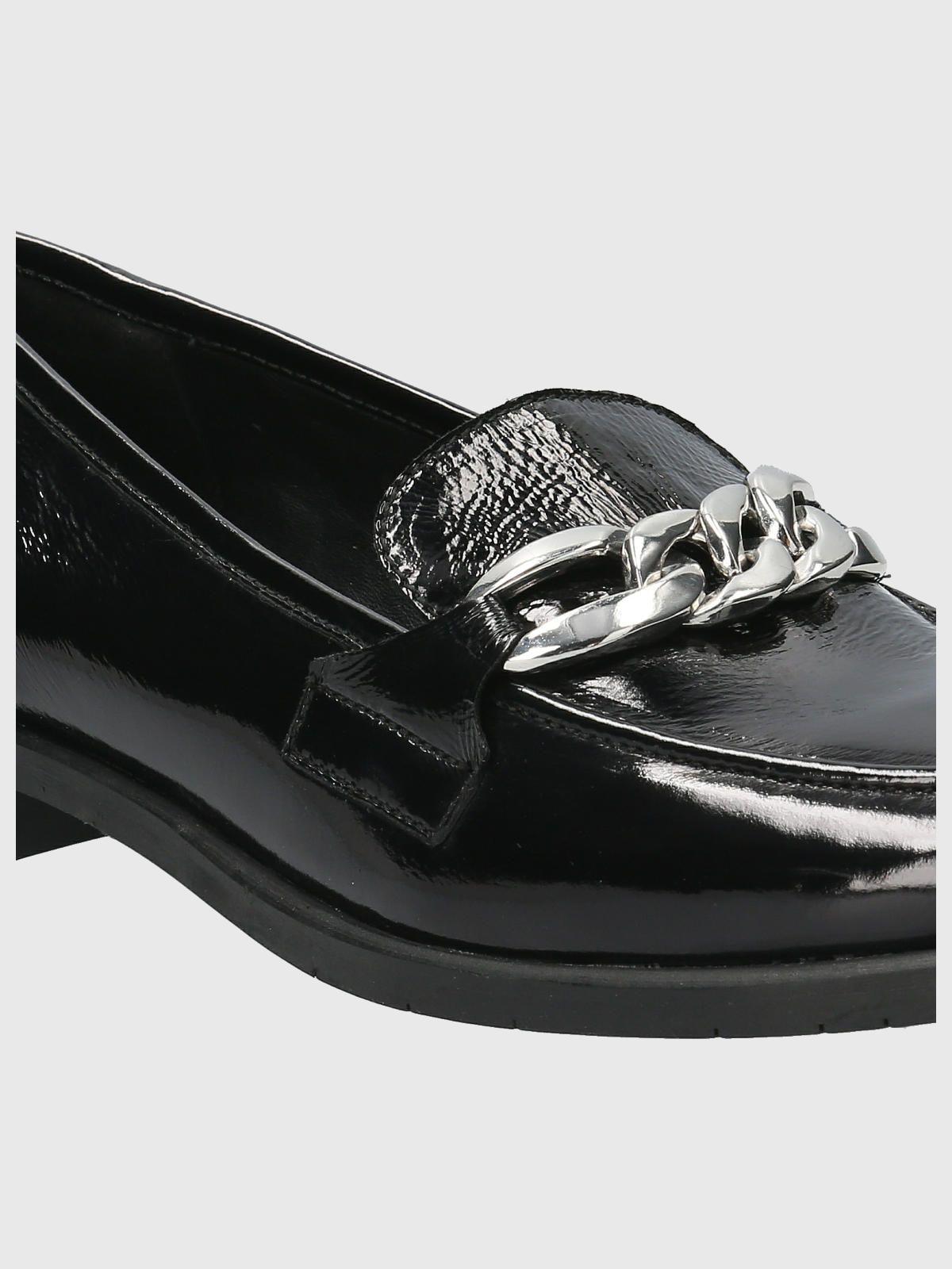 Mocasín Cuero Mujer Hallie Negro-7