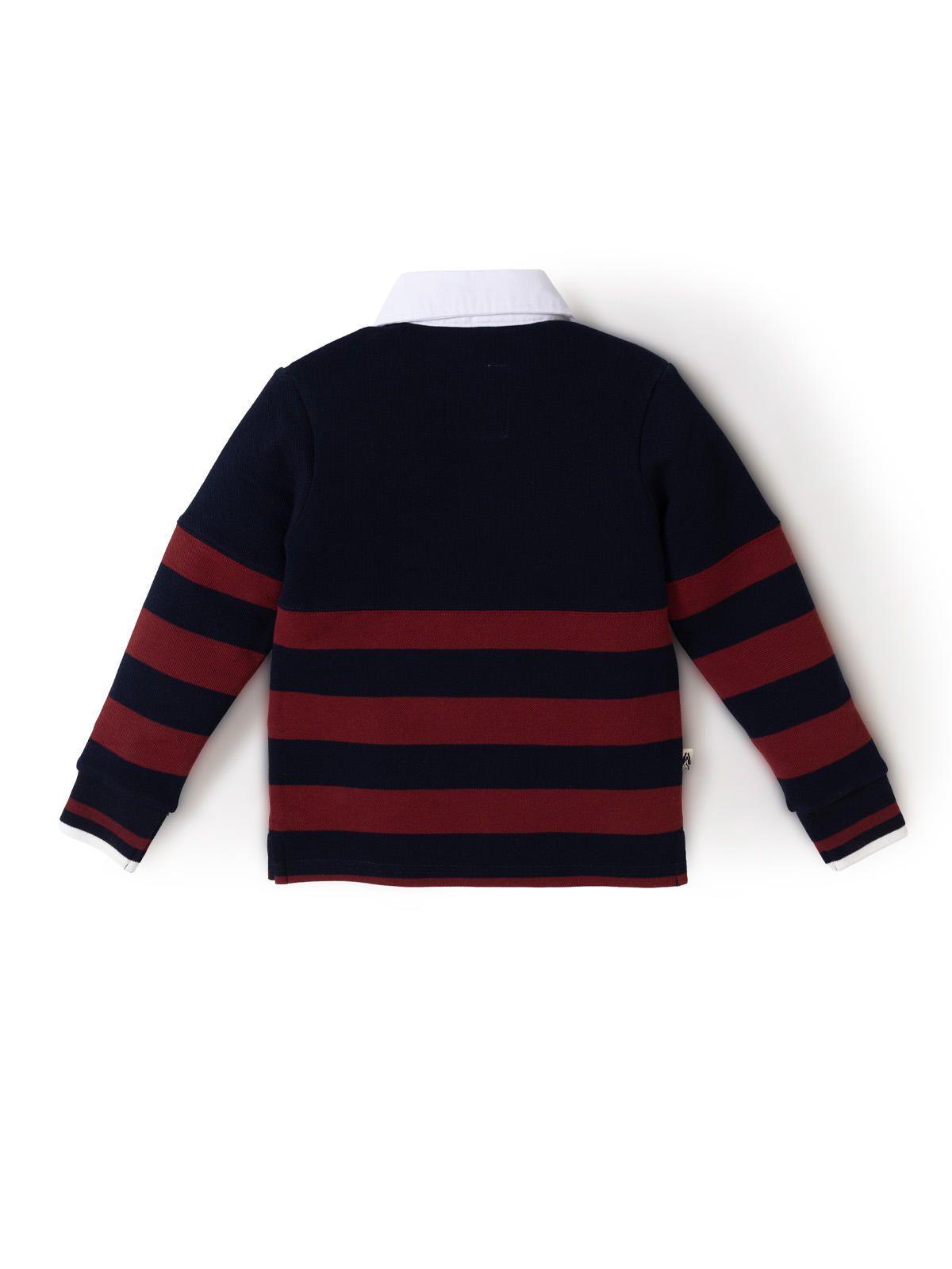 Polera Manga Larga Niño Chester Rojo-1