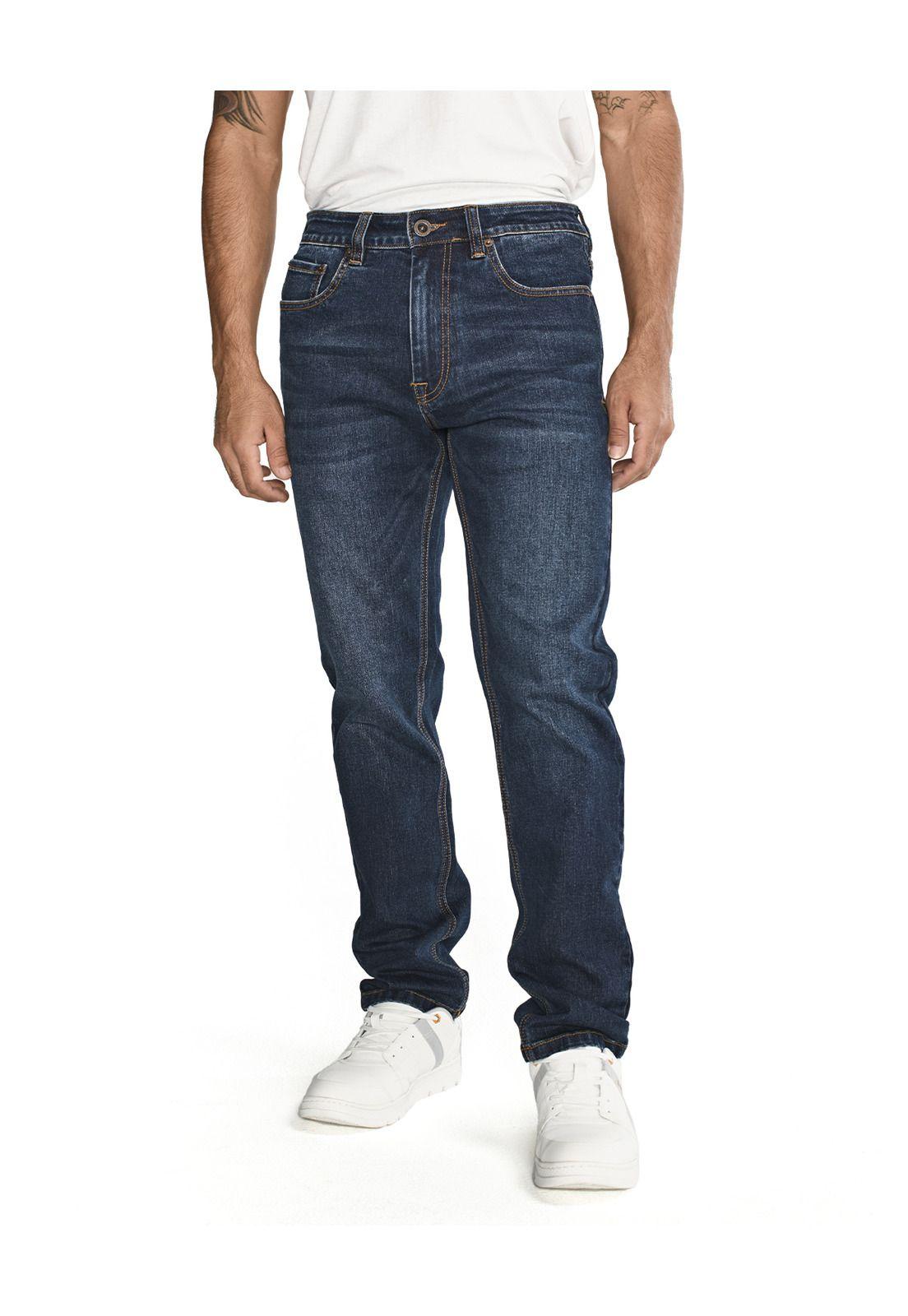 Jeans Eco Stretch Denim Blanco Hombre-5
