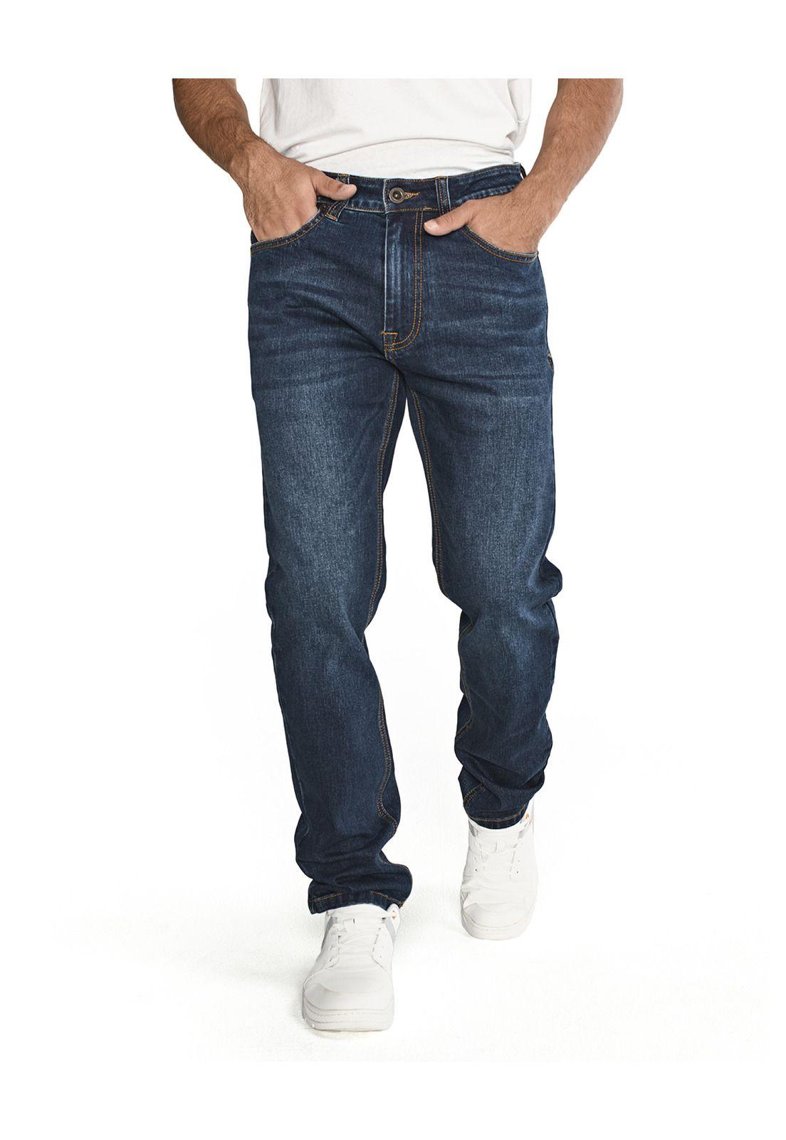 Jeans Eco Stretch Denim Blanco Hombre-6