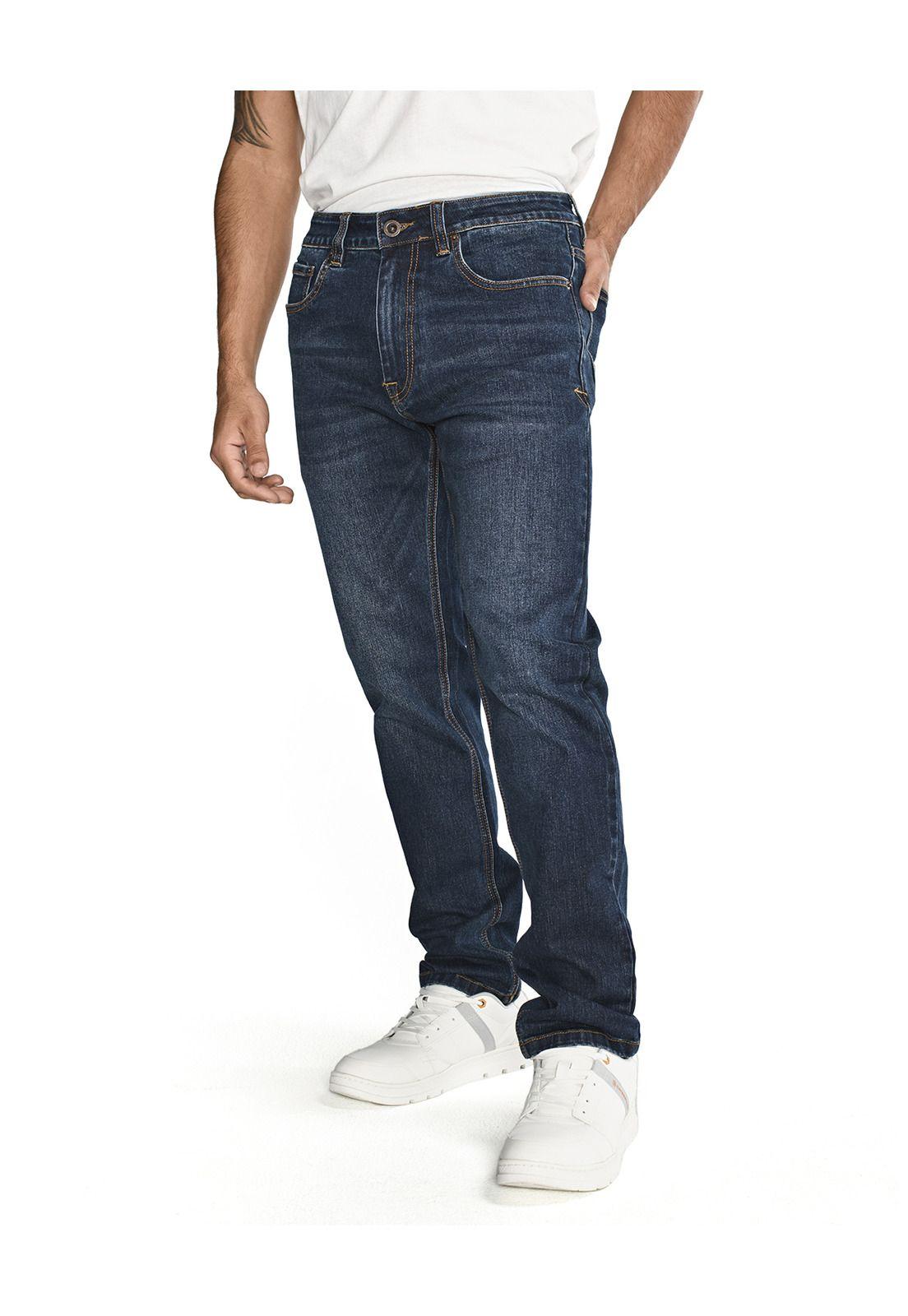 Jeans Eco Stretch Denim Blanco Hombre-8
