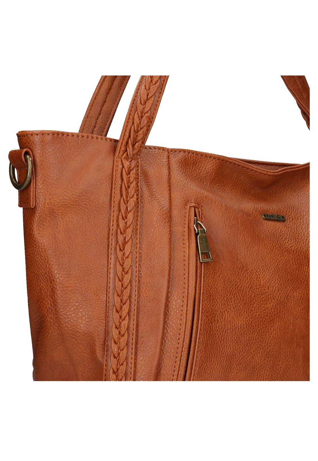 Cartera Mujer Recife Tote Café-3
