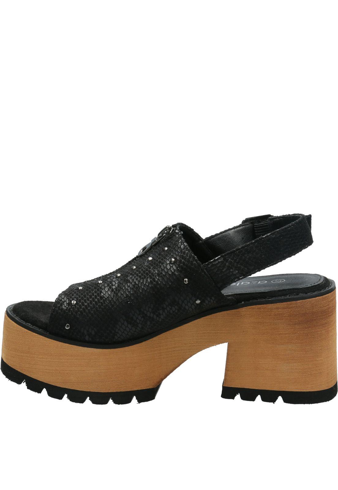 Sandalia Mujer Calm Negro-6
