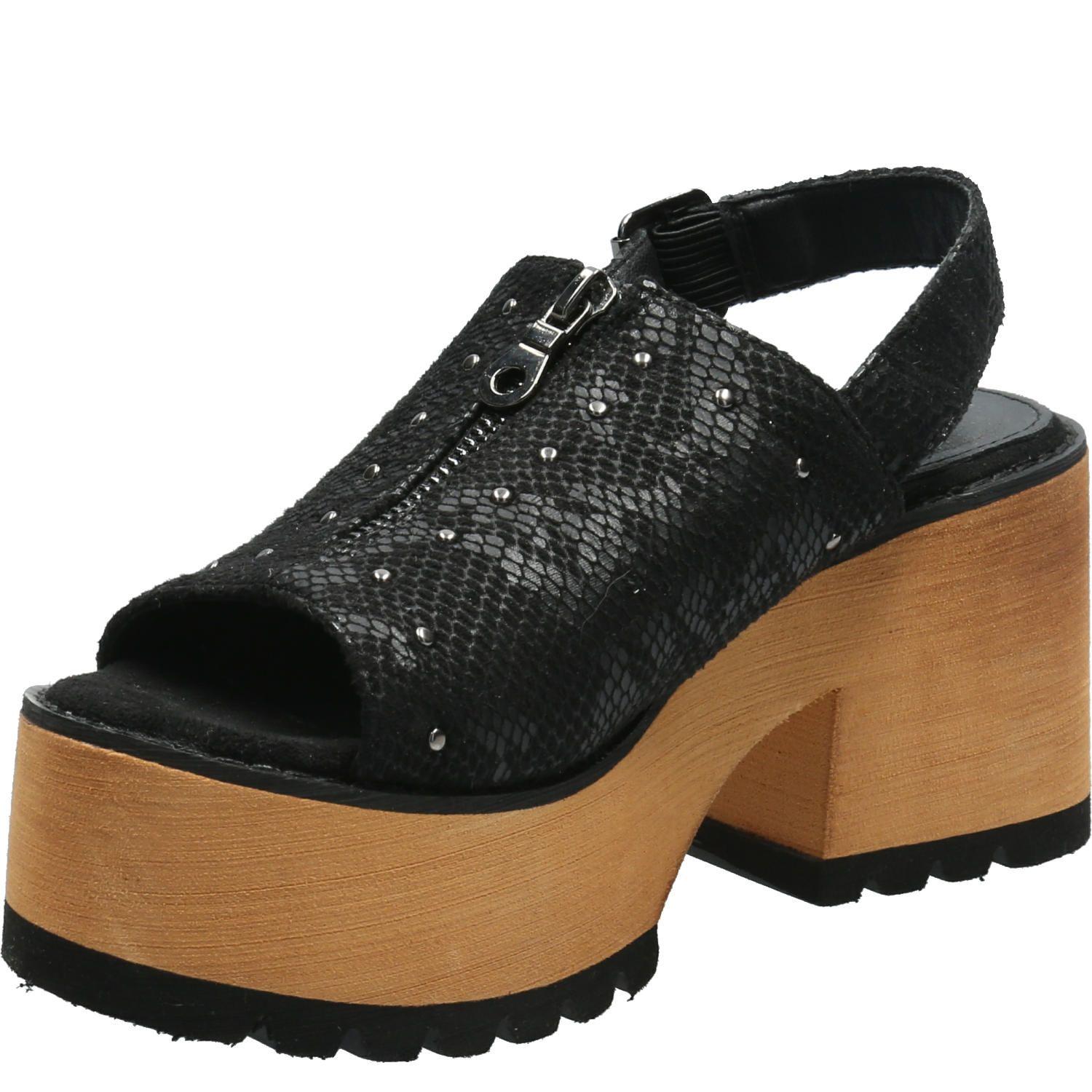 Sandalia Mujer Calm Negro-5