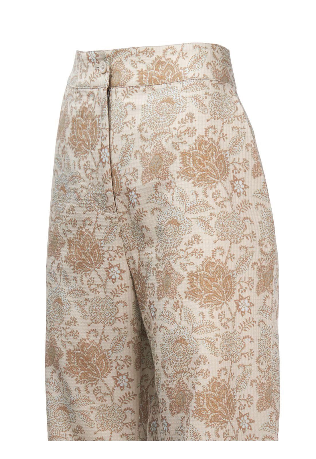 Pantalón Tencel Grandval Beige Mujer-3