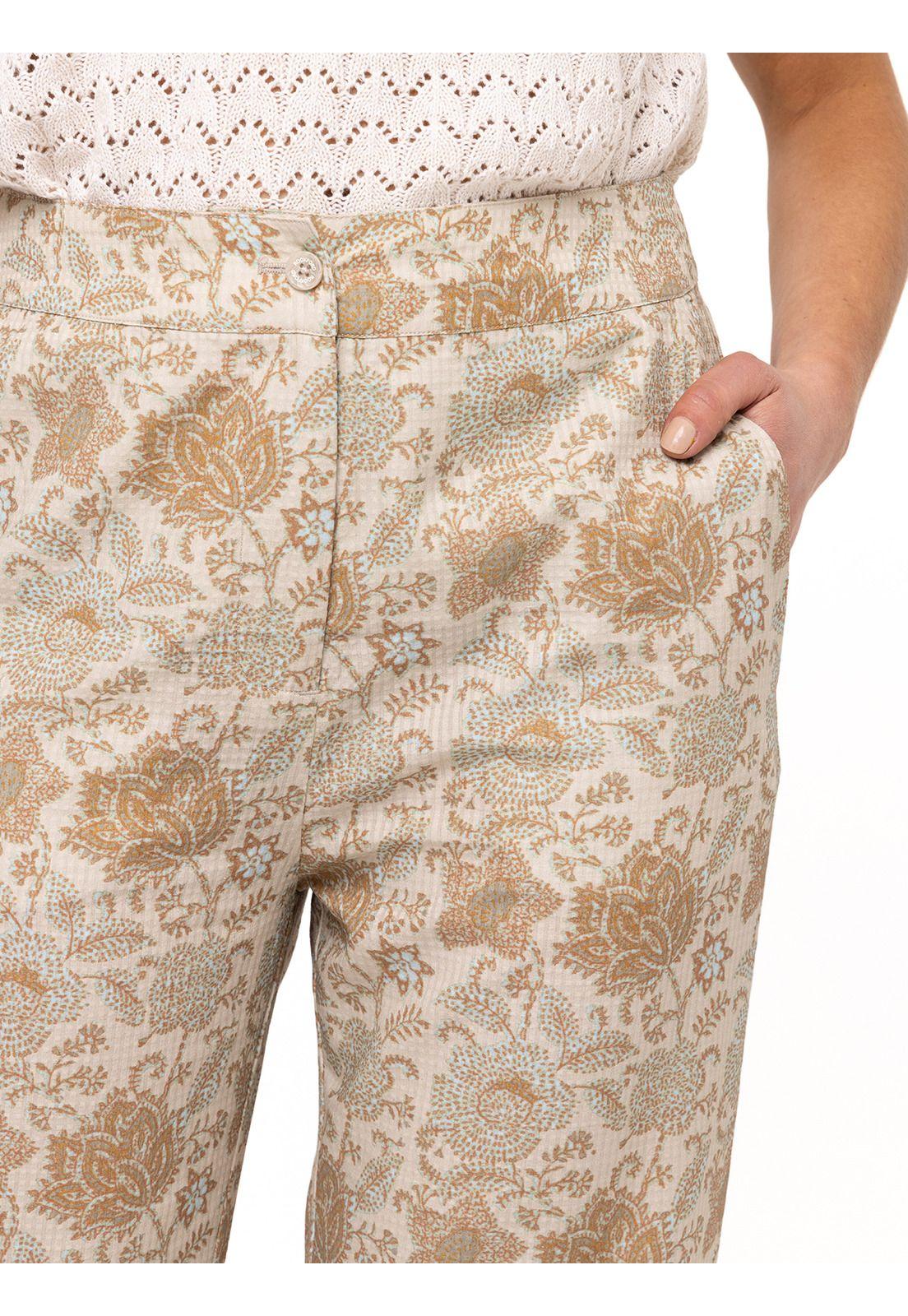 Pantalón Tencel Grandval Beige Mujer-6