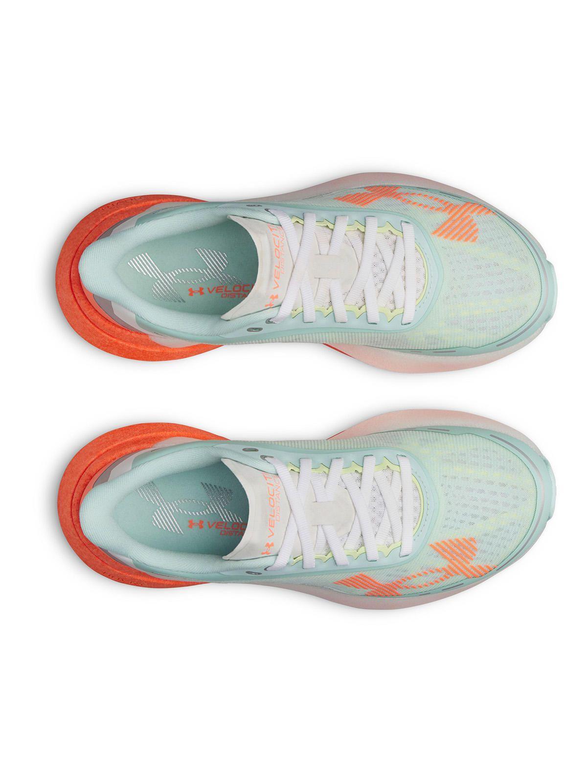 Zapatilla UA Velociti Distance Verde Mujer-4