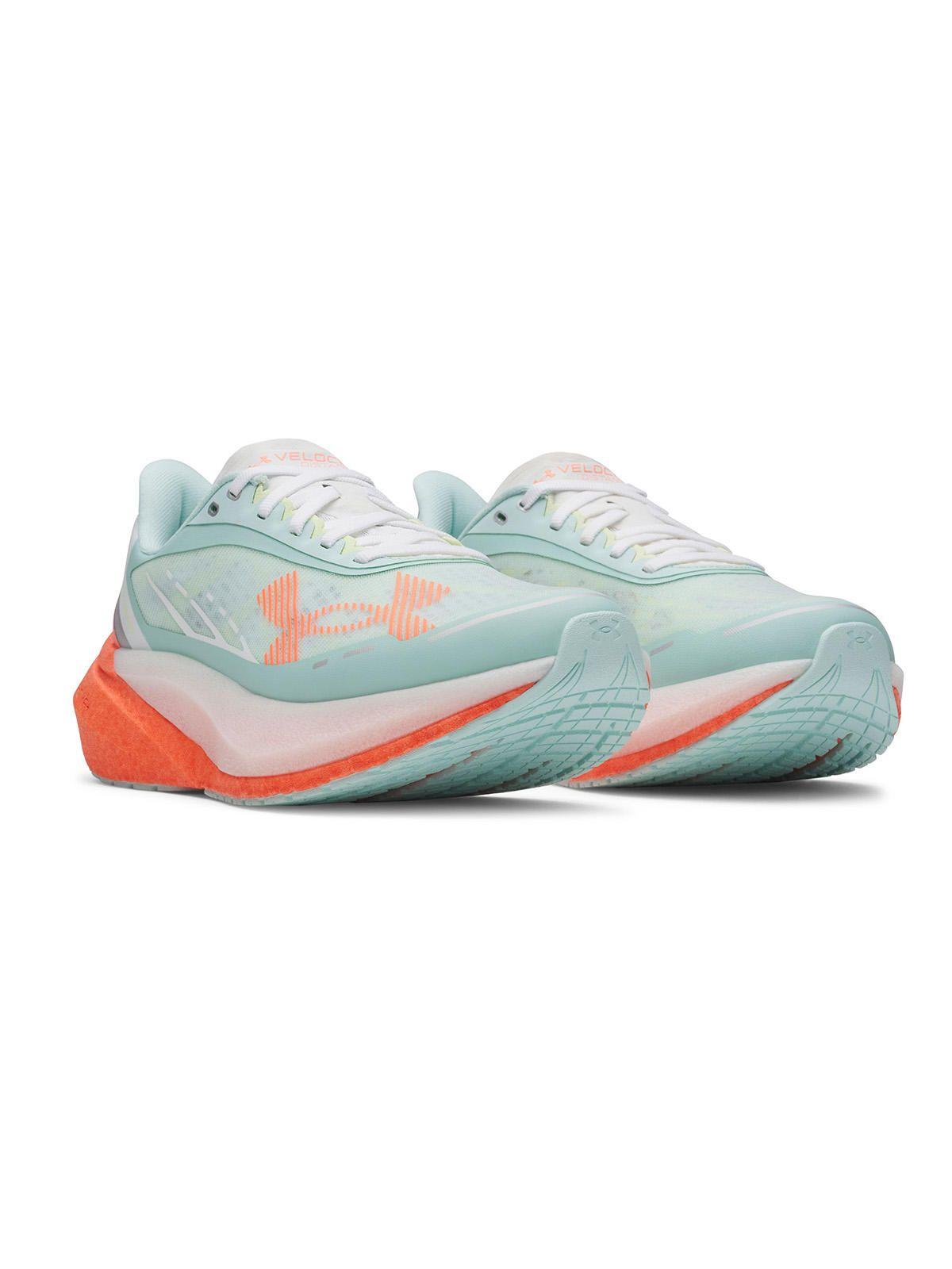 Zapatilla UA Velociti Distance Verde Mujer-5