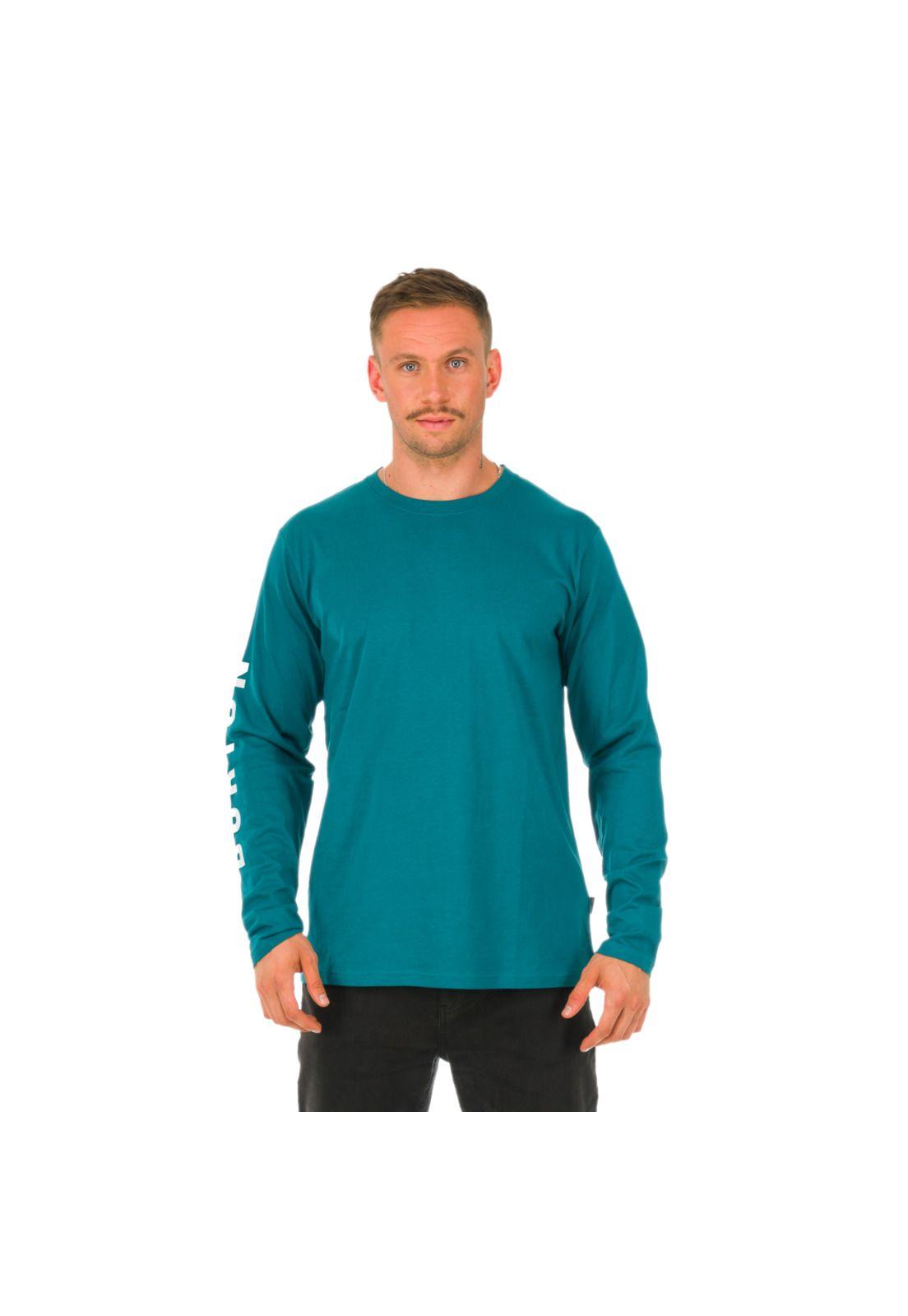 Polera M/L Hombre Elite 1 Verde Oscuro -0