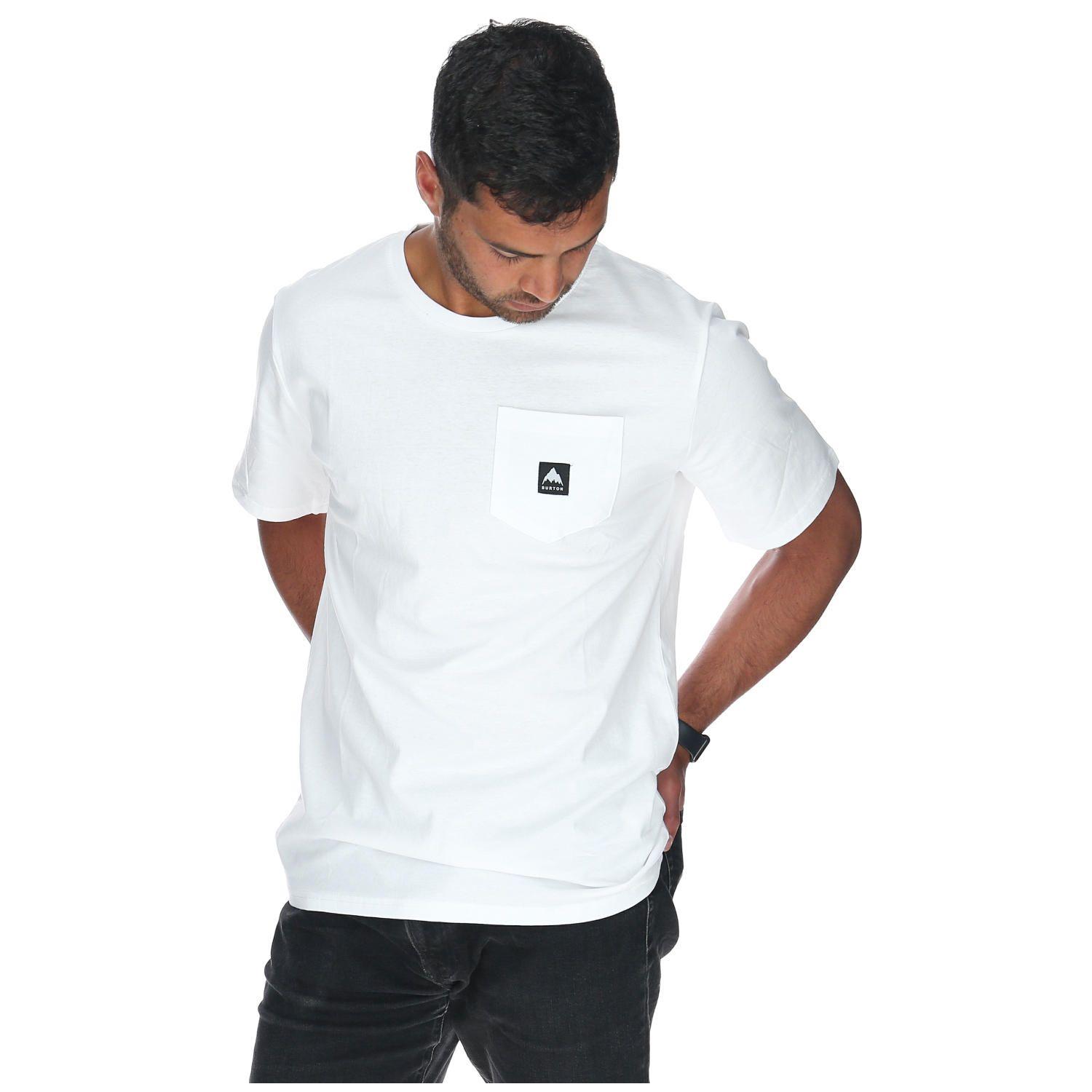 Polera M/C Hombre Pocket Logo Blanco-1