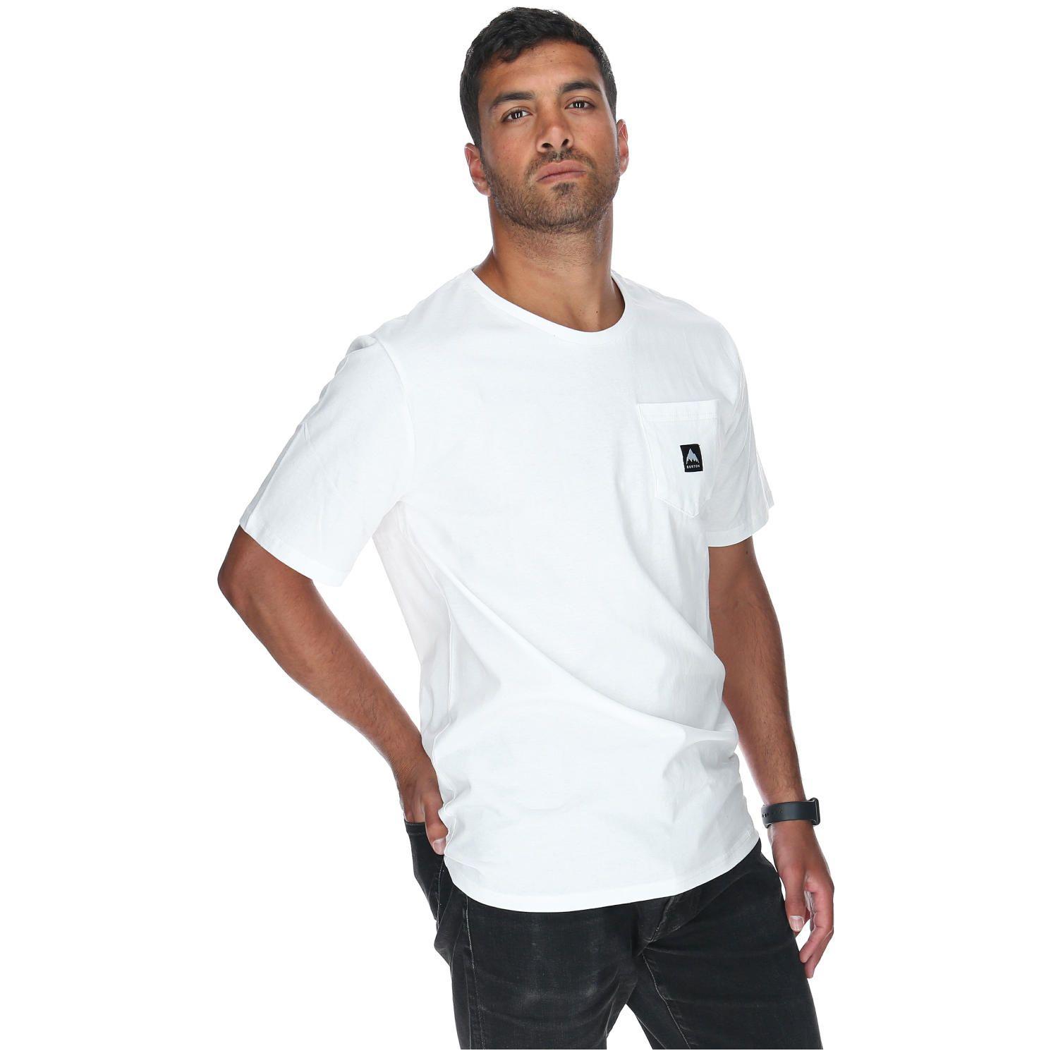 Polera M/C Hombre Pocket Logo Blanco-4