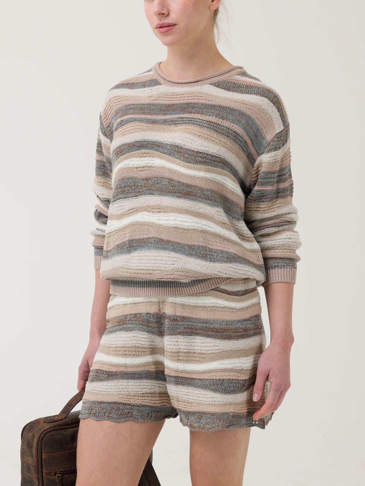 Sweater Algodón Mujer Samba Beige -4