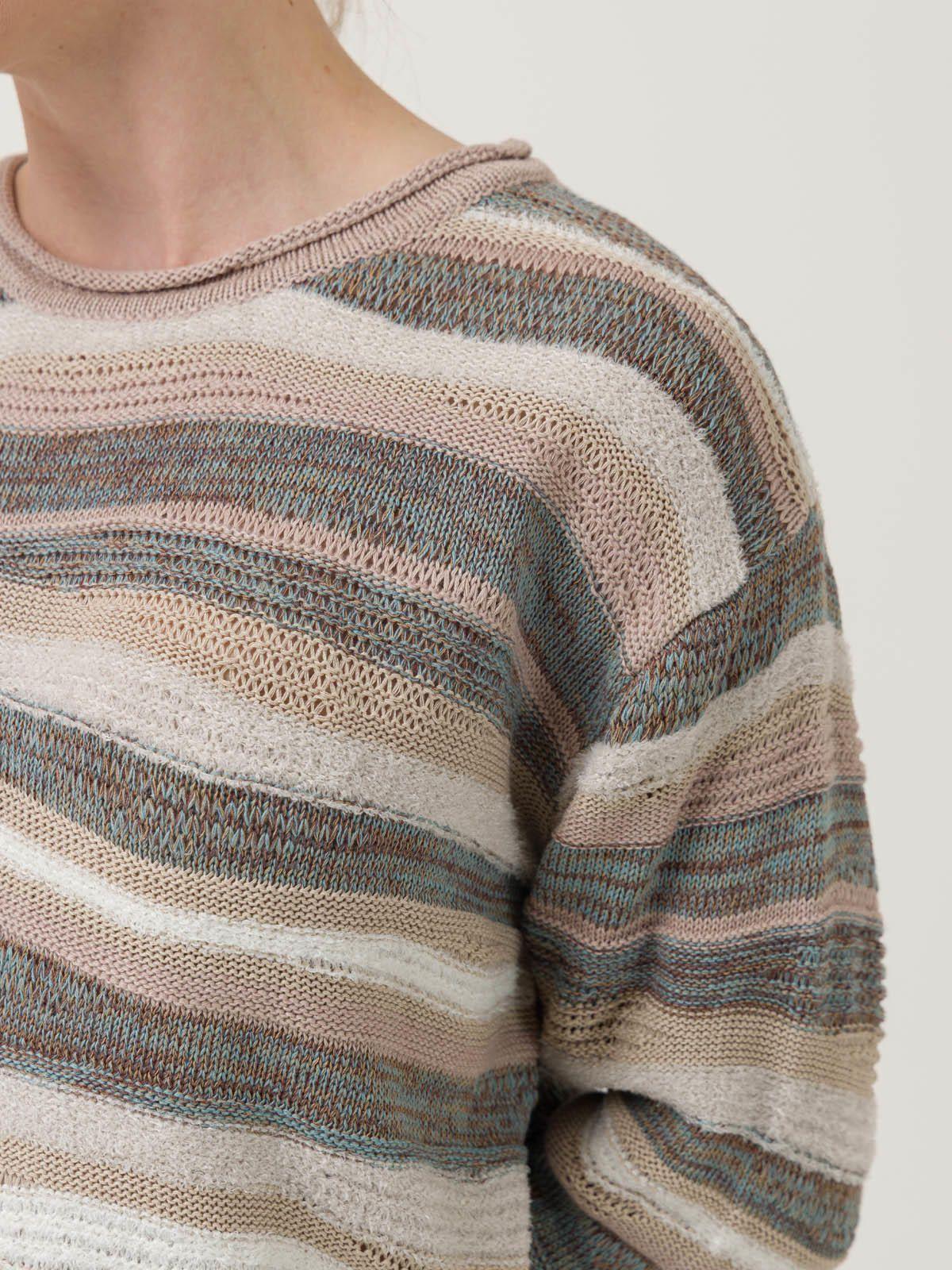 Sweater Algodón Mujer Samba Beige -6