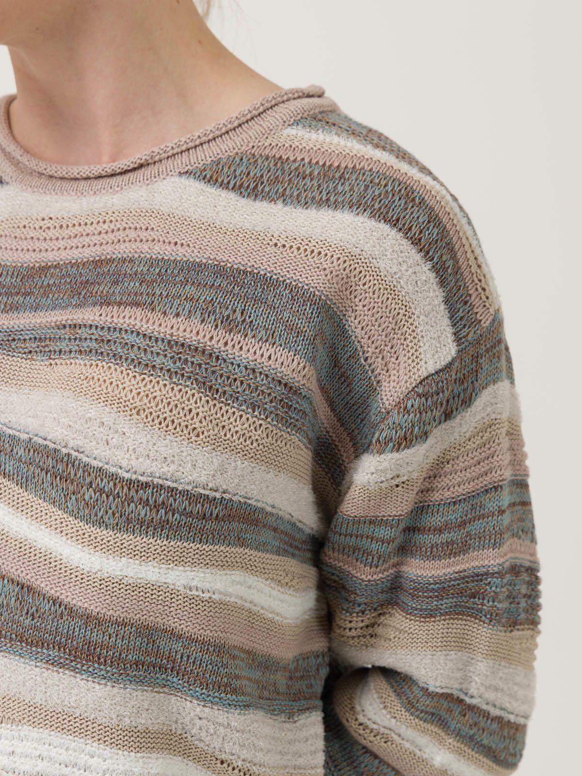 Sweater Algodón Mujer Samba Beige -6