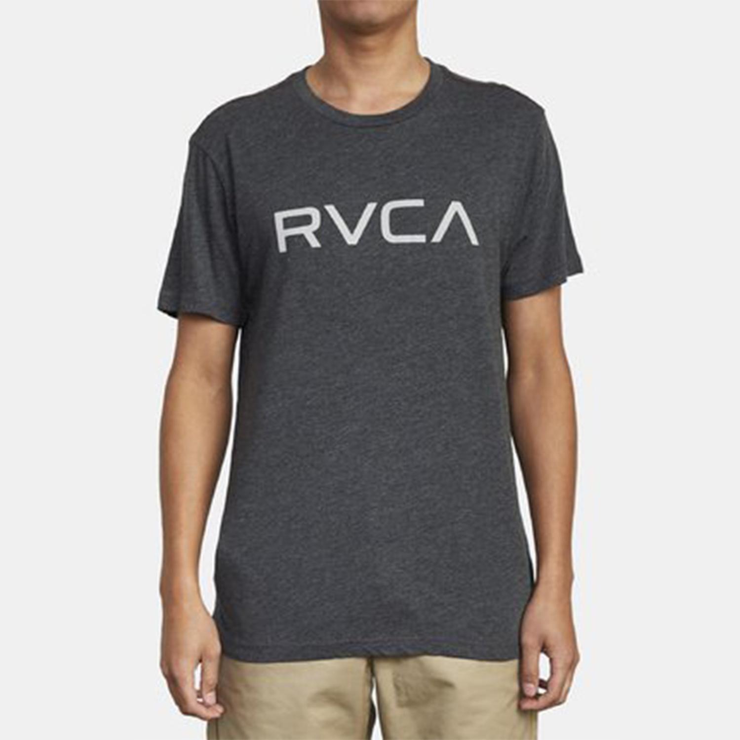 Polera Manga Corta Hombre Big Rvca Ss Negro-1