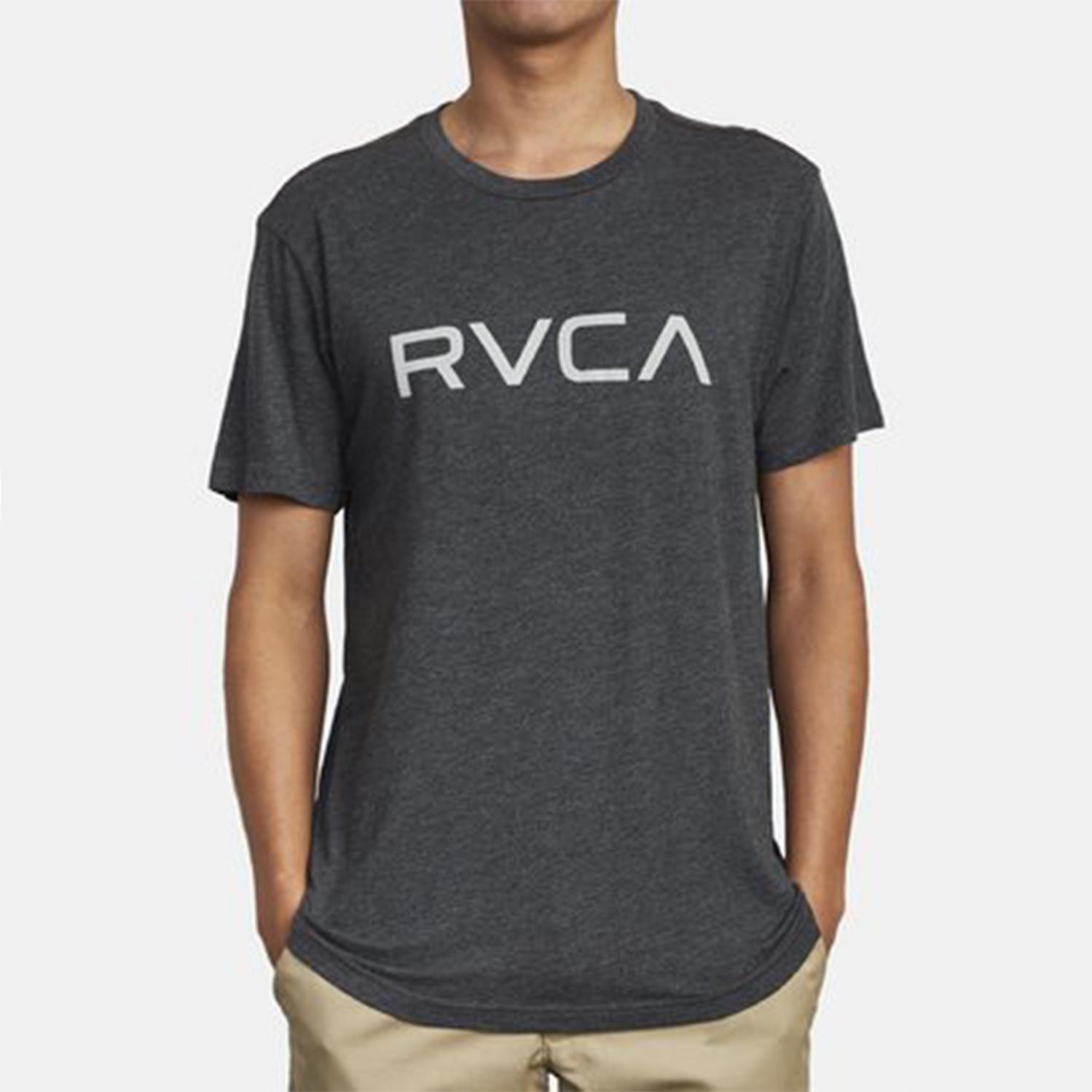 Polera Manga Corta Hombre Big Rvca Ss Negro-2